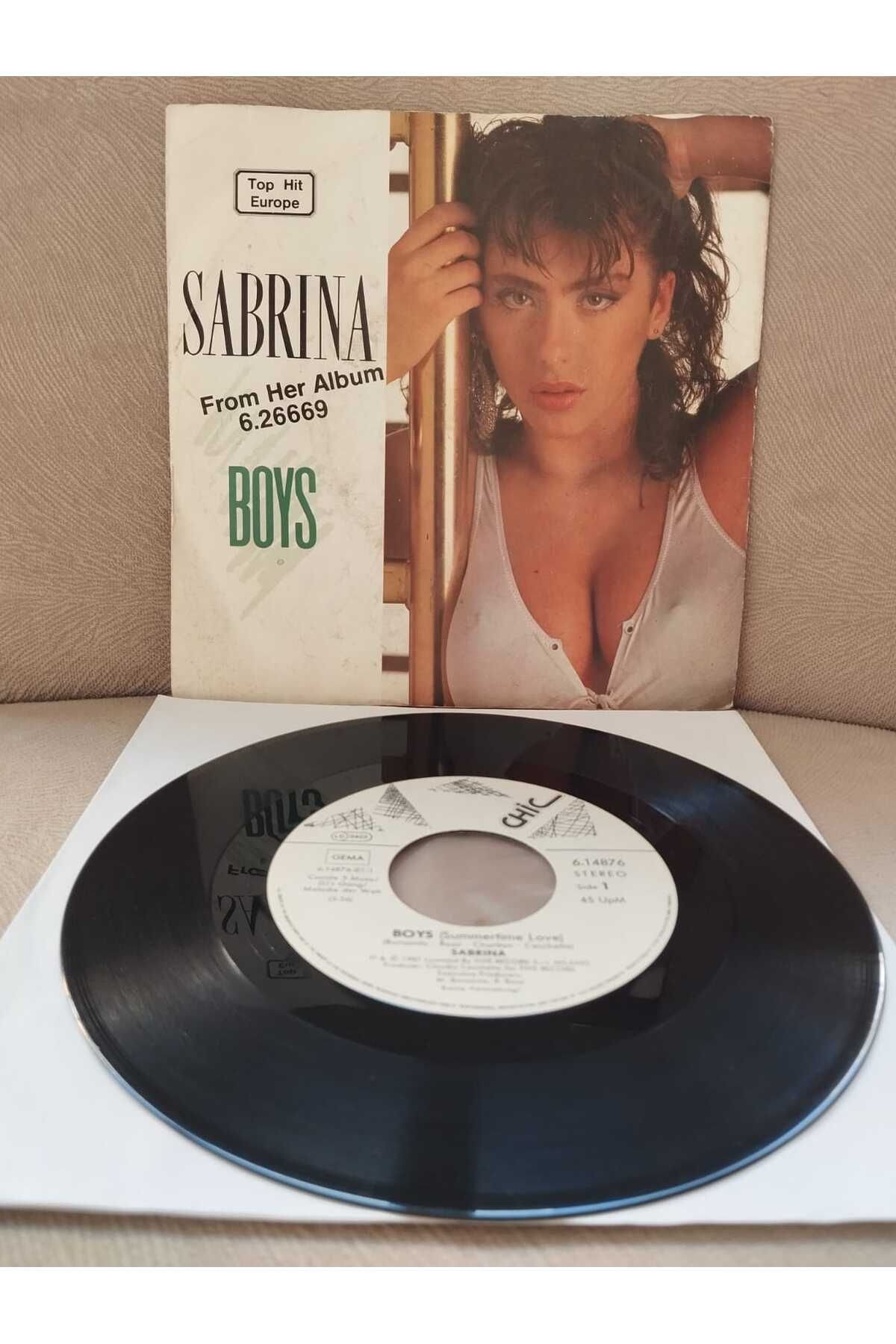Plakperest SABRINA - Boys - 1987 Almanya Basım 45lik Plak-2.el