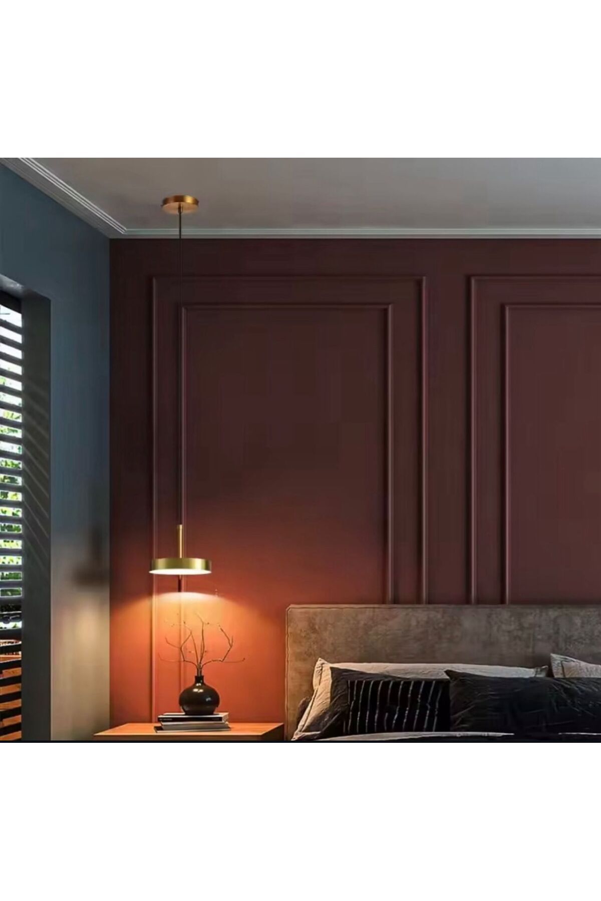 Vonalight Desıng Project Tekli Yatakbaşı,Banyo,Sarkıt,lamba,led Aydınlatma,dekoratif 3000K Işık Çap.12cm