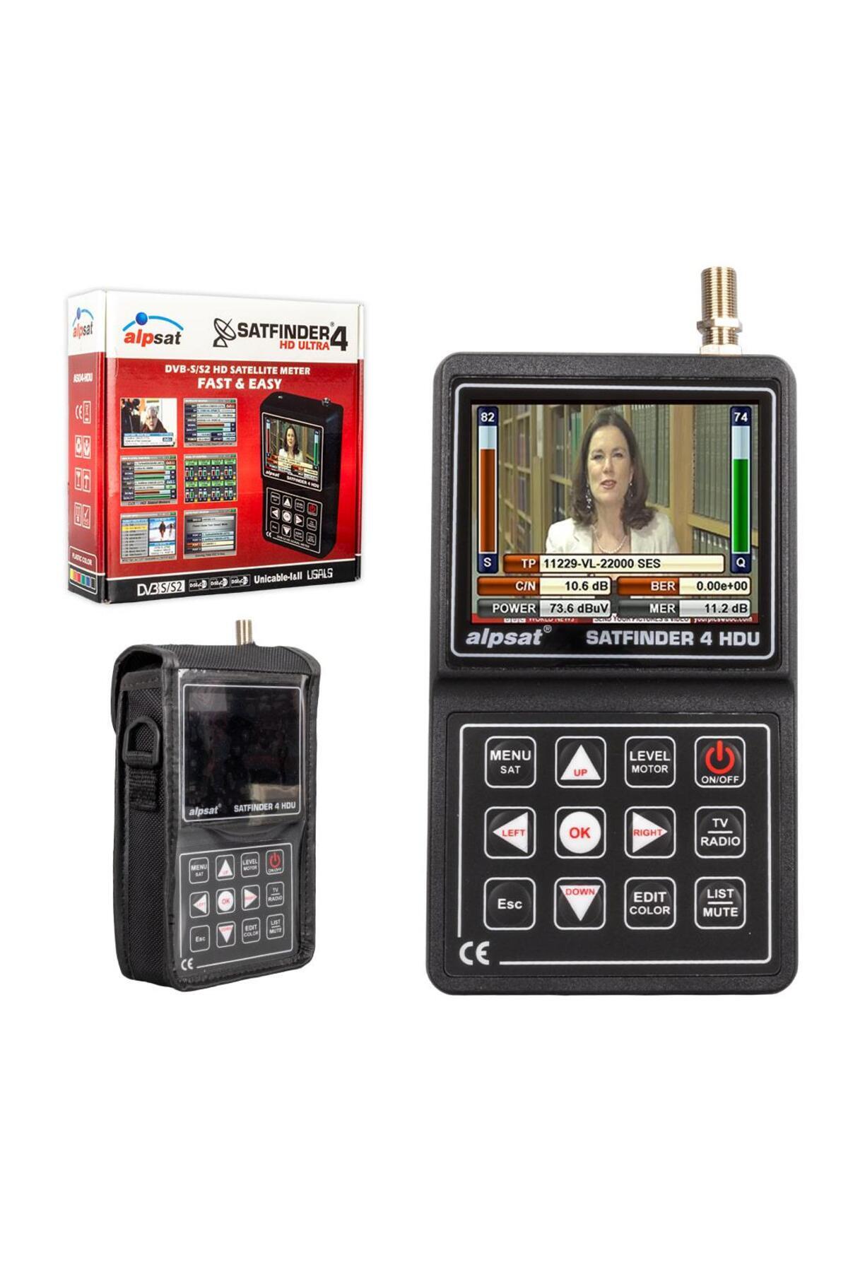 Satfinder Alpsat 4 HD Ultra 3.5'' LCD Ekranlı Uydu Yön Bulucu (AS04-HDU)