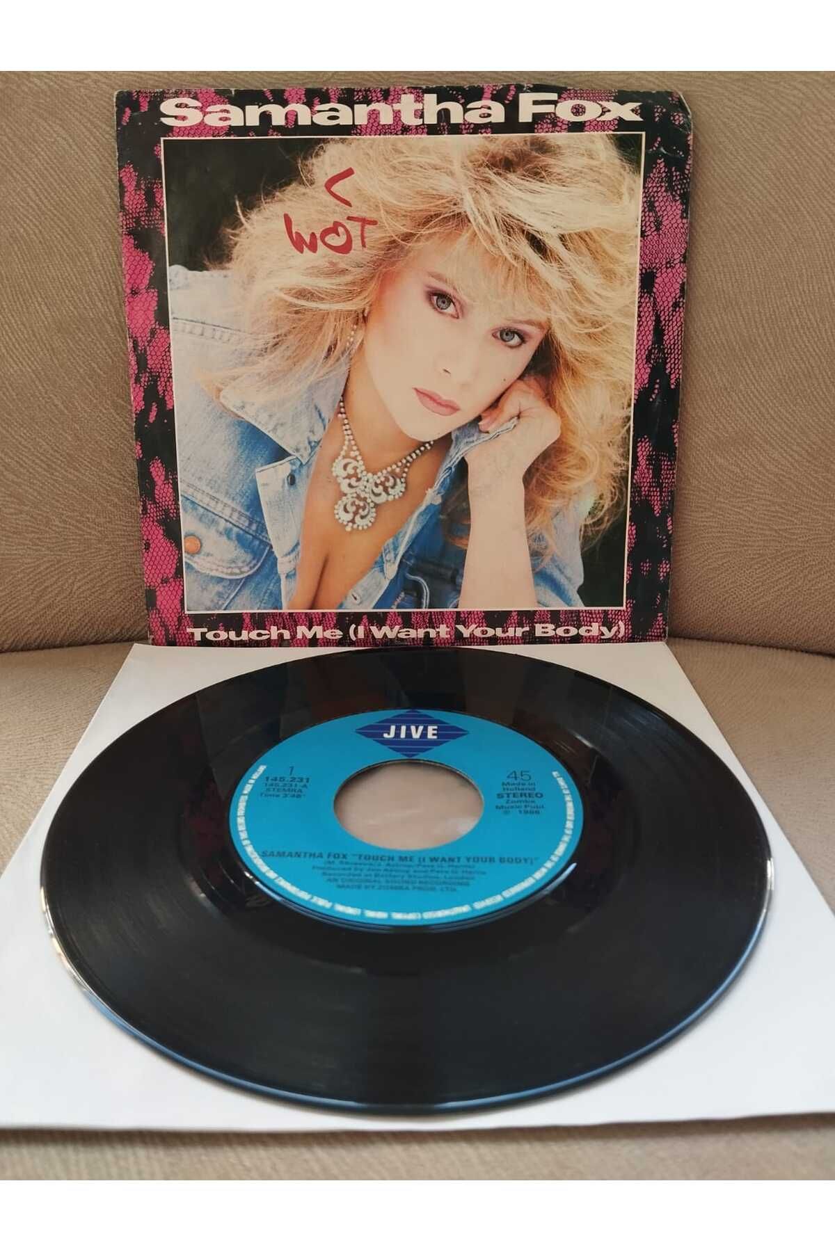 Plakperest Samantha Fox – Touch Me (I Want Your Body) - 1986 Belçika Basım 45 lik Plak-2.EL