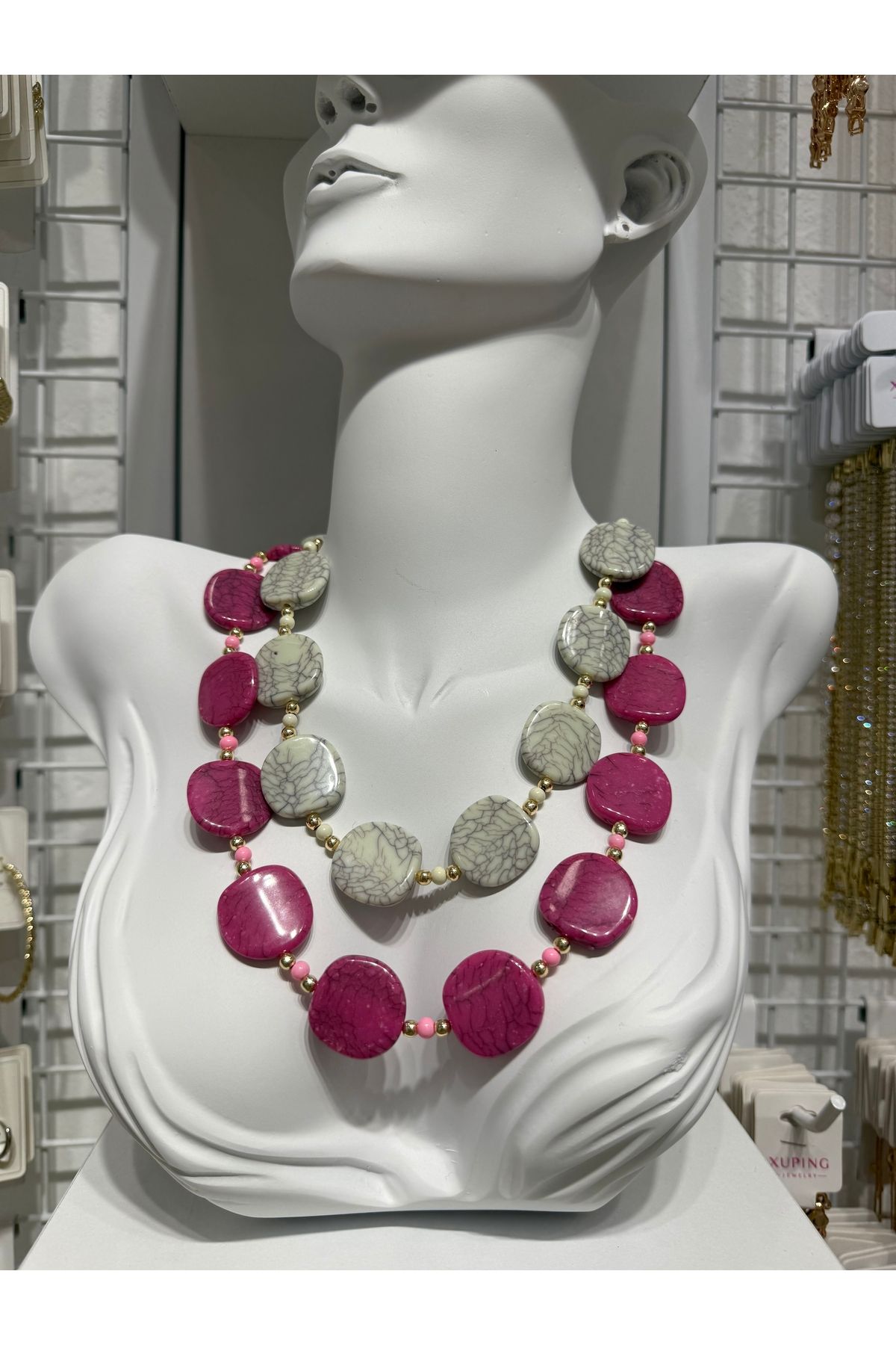 My violet accesorize RENKLİ BONCUK KOLYE