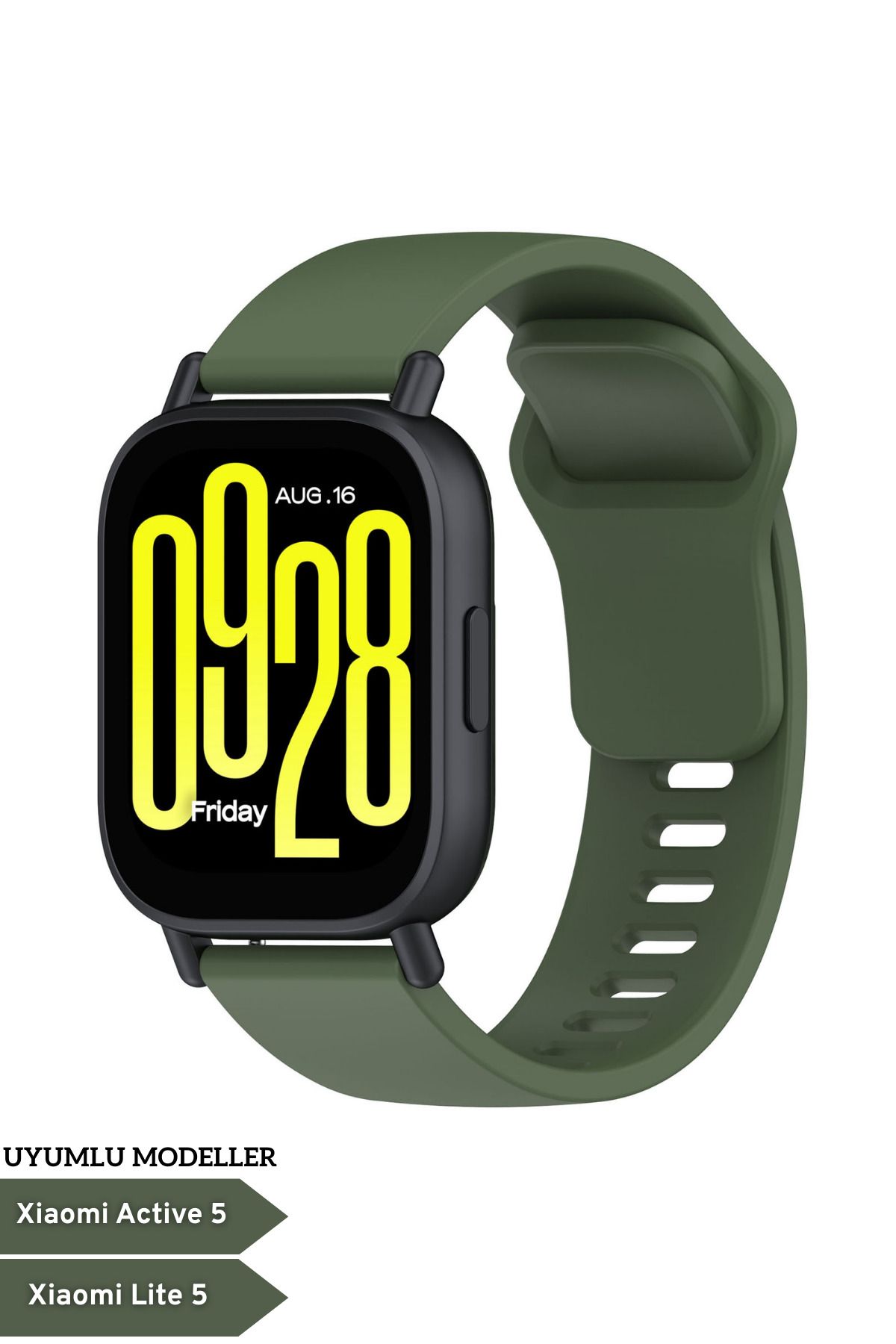 PSGT Xiaomi Redmi Watch5 Active/Lite Kordon Akıllı Saat Bileklik Kordonu Yumuşak Silikon Kayış