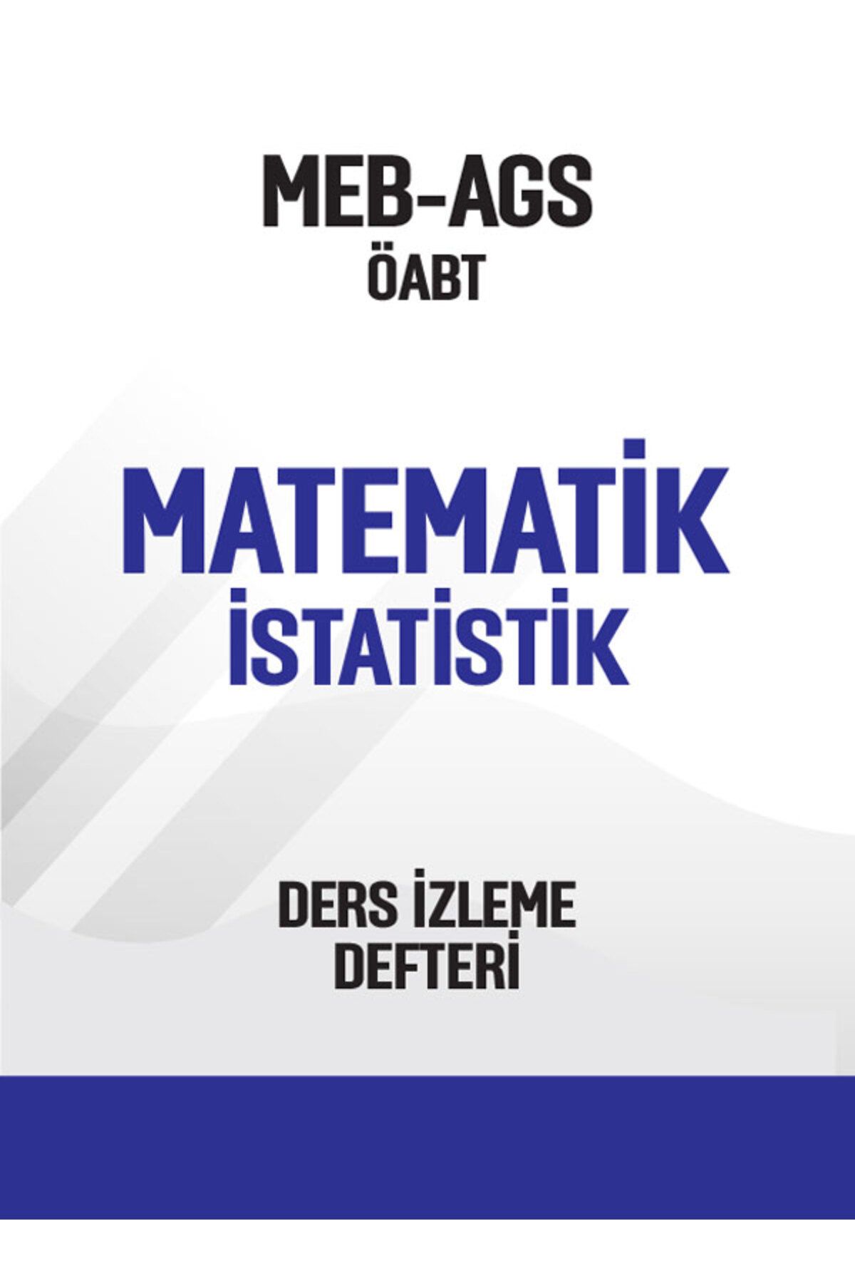 Pegem Akademi Yayıncılık ÖABT AGS Matematik Öğretmenliği İstatistik Ders İzleme Defteri (Online) Pegem Yayınları