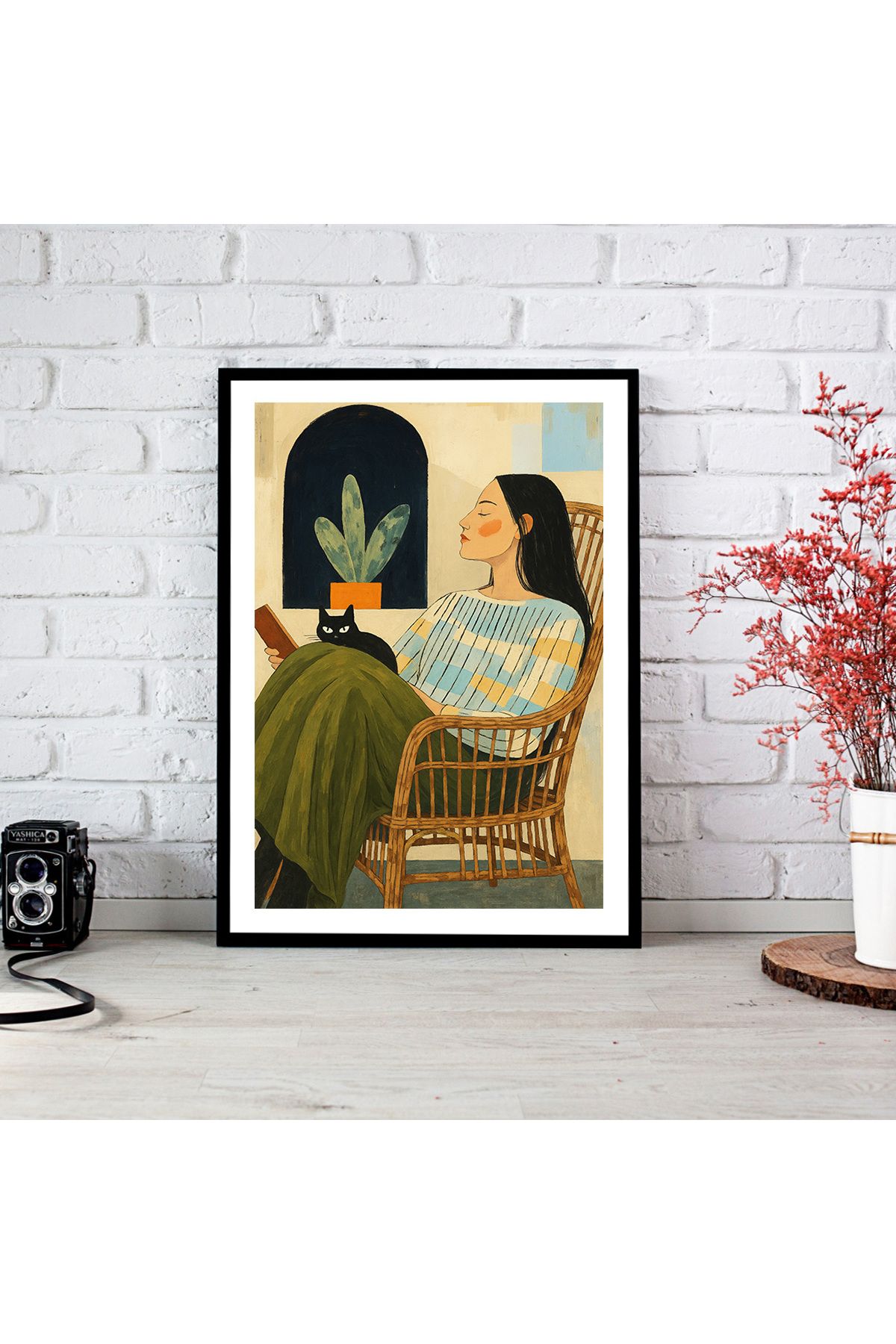 woodsia Ahşap MDF Poster Tablo Çerçevesiz MDF_TEK1280