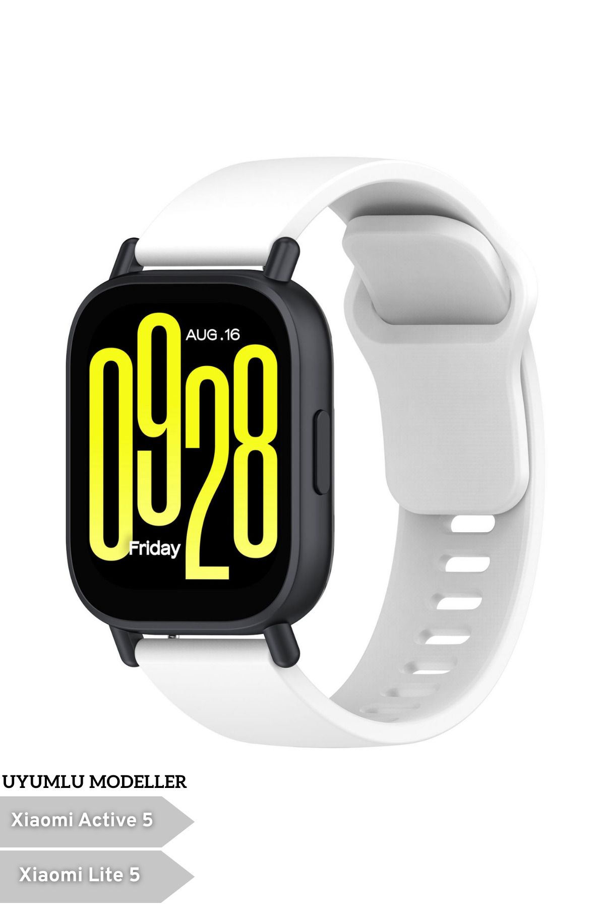 PSGT Xiaomi Redmi Watch5 Active/Lite Kordon Akıllı Saat Bileklik Kordonu Yumuşak Silikon Kayış