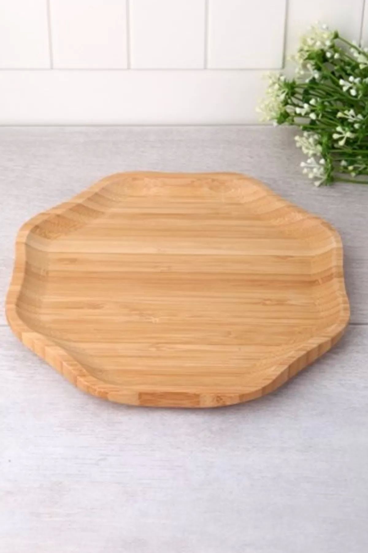 PRATİKOBA 25cm Bambu Tabak Royaleks-PAP2525
