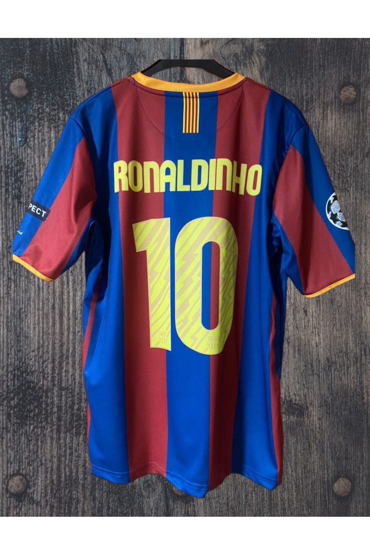 Alaturka Mix Barça Ronaldinho 2010-2011 Sezonu Şampiyonlar Ligi Finali Retro Maç Forması