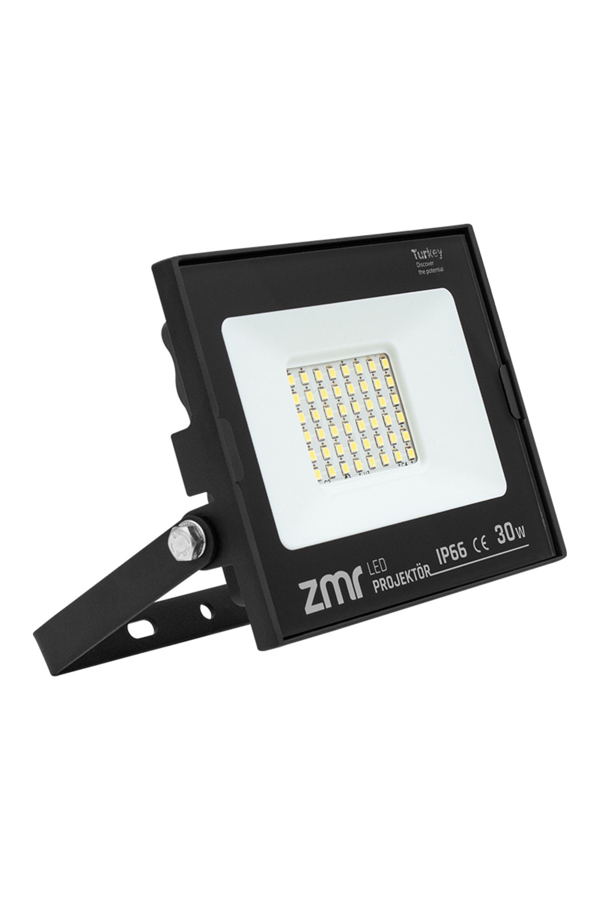 Vemora 30 WATT - 220 VOLT 6500K IP66 150* IŞIK AÇISI SİYAH SLİM KASA LED PROJEKTÖR (5166)