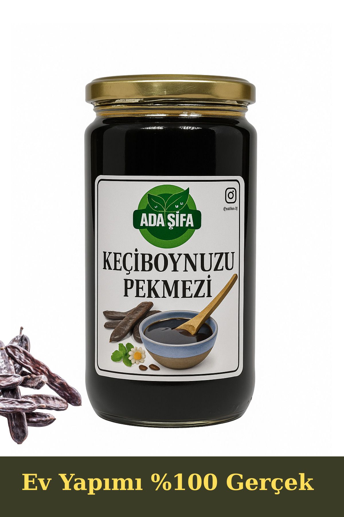 Adaşifa Ada Şifa Ev Yapımı Keçiboynuzu Pekmezi 600 g