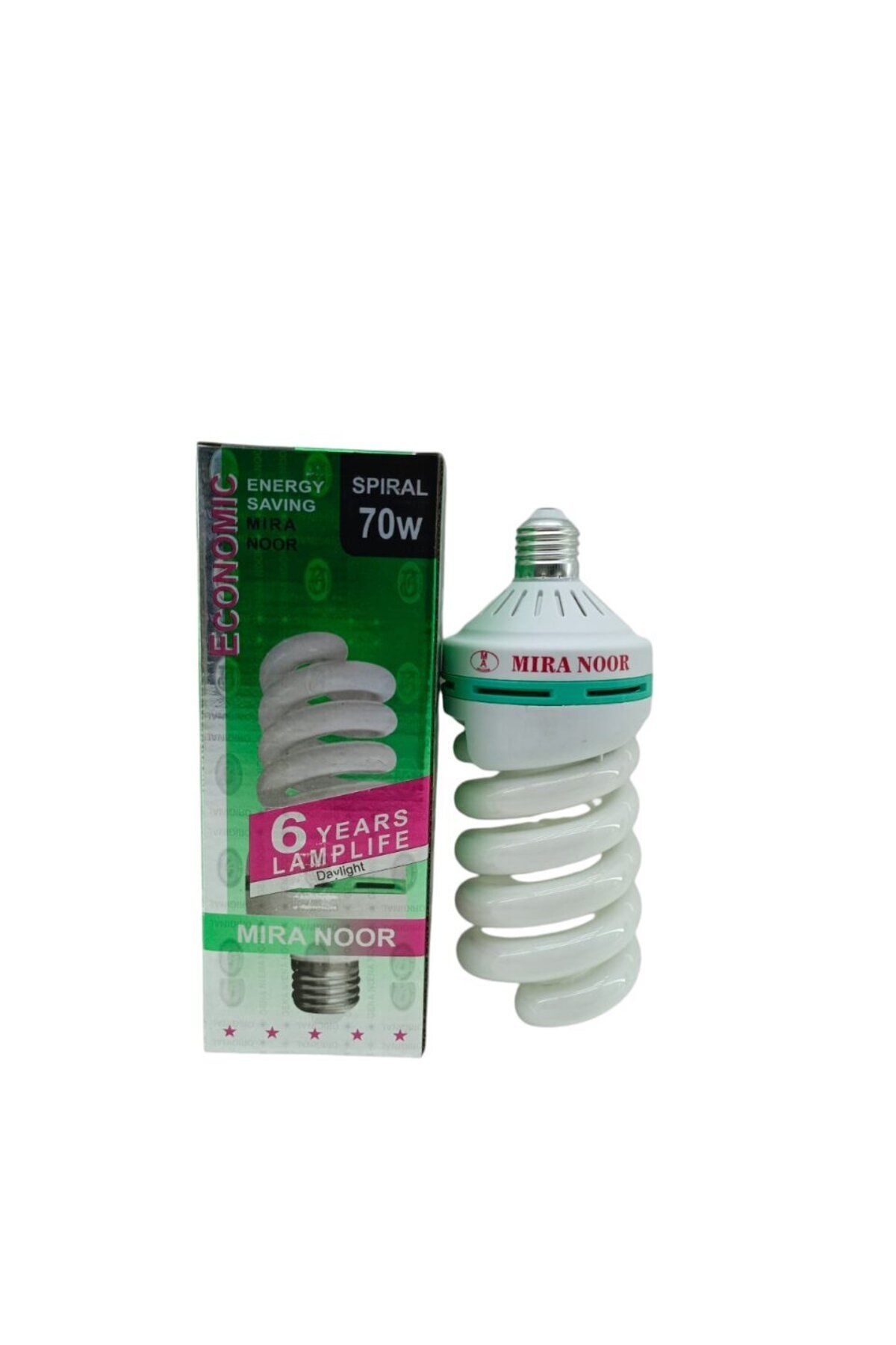 Vemora 70W E27 KIVRIK EKONOMİK TASARRUFLU AMPUL 6500K - 0.26A - 8000h (5166)