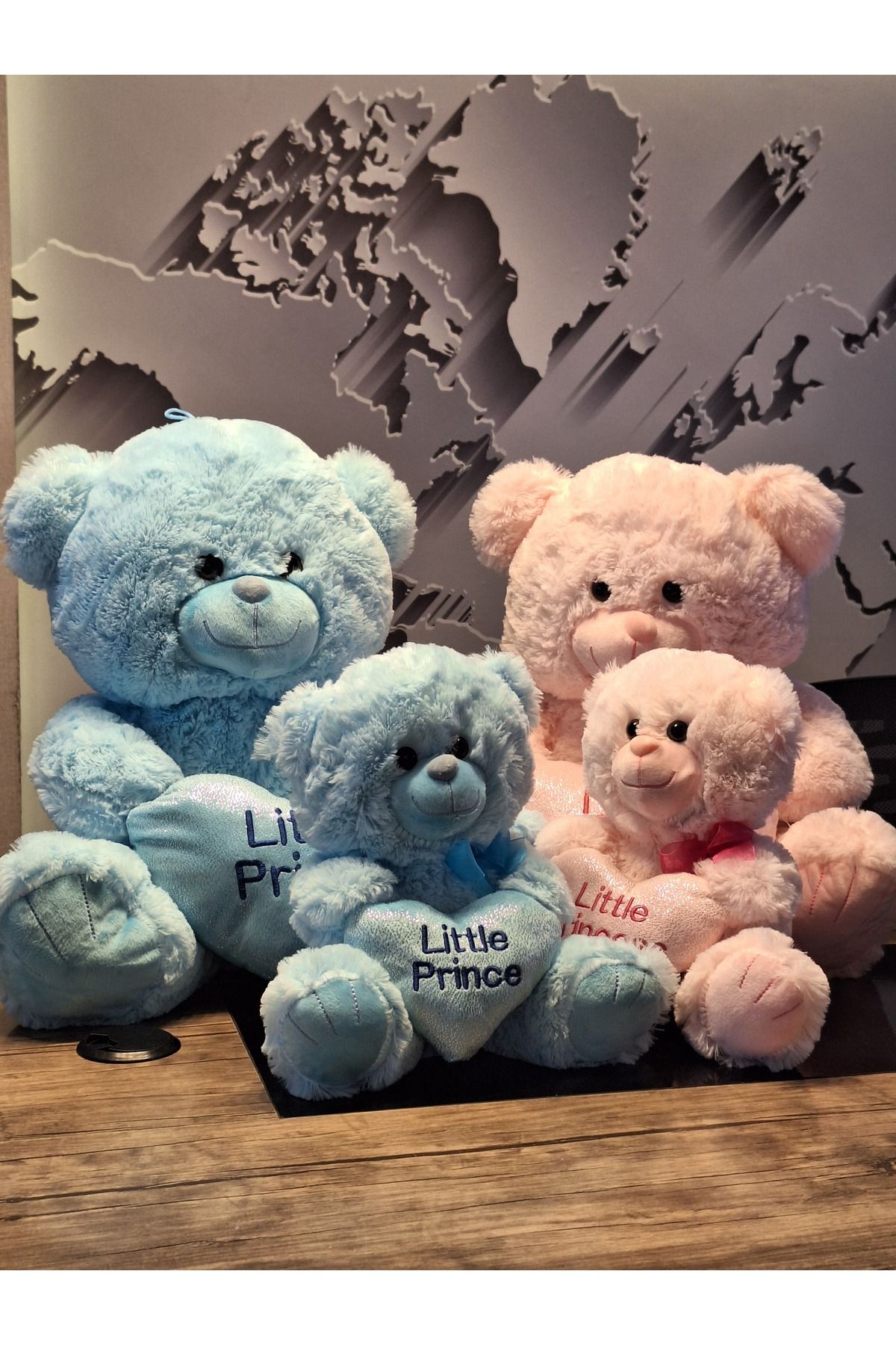 Halley Peluş Oyuncak ÇOK ÖZEL LİTTLE PRİNCESS PELUŞ AYICIK AİLESİ