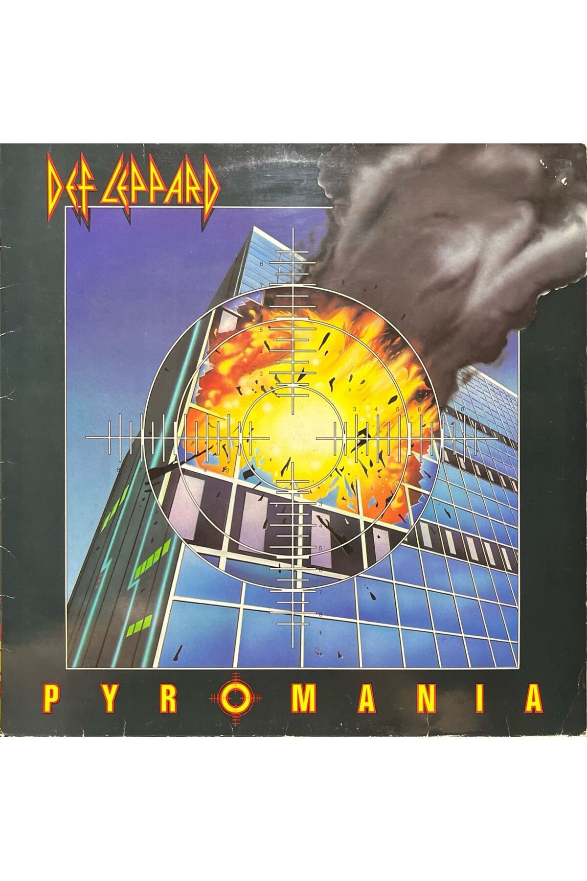 Plak İstasyonu Def Leppard Pyromania LP Plak