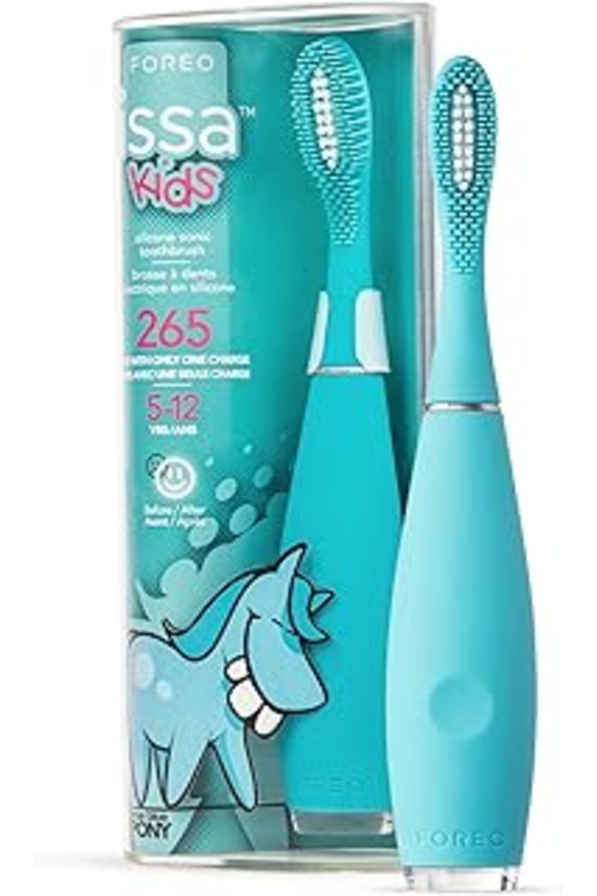 jupiter global bazaar Issa Kids Çocuk Diş Fırçası (5-12 Yaş Için), True Blue Pony