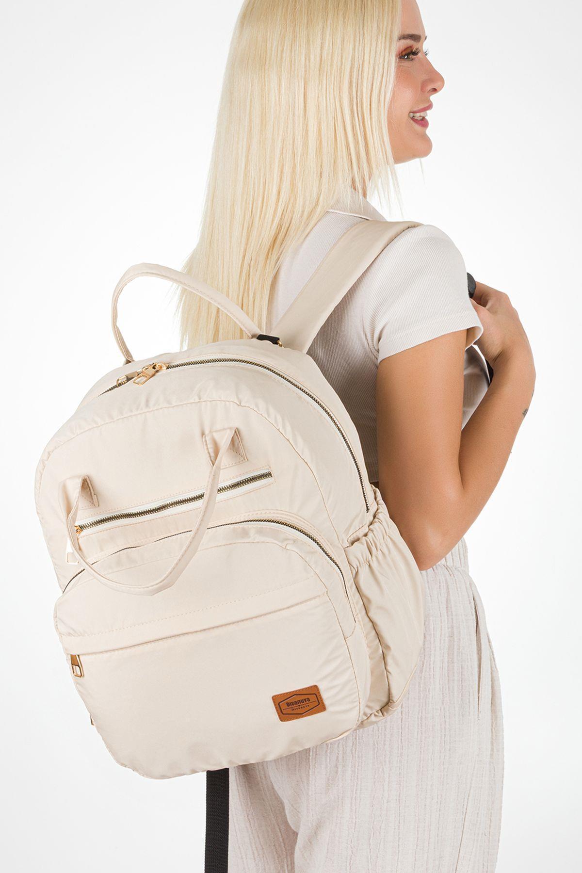 Papyon Baby Kids Bondit Kumaş Anne Bebek Bakım Sırt Çantası Biberon Termos Gözlü fotoğrafı 4 (önizleme)