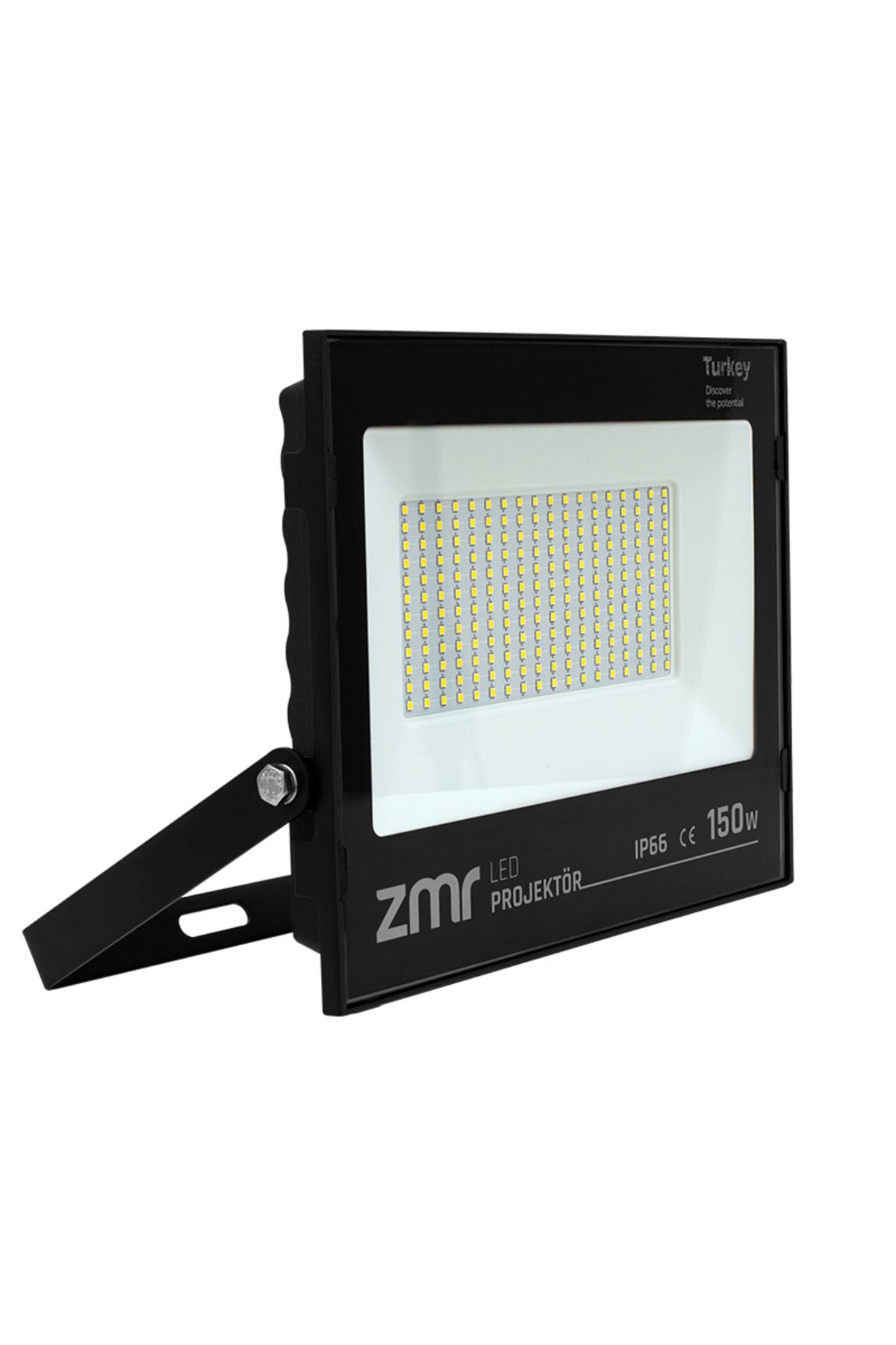 Vemora 150 WATT - 220 VOLT 6500K IP66 150* IŞIK AÇISI SİYAH SLİM KASA BEYAZ LED PROJEKTÖR (5166)