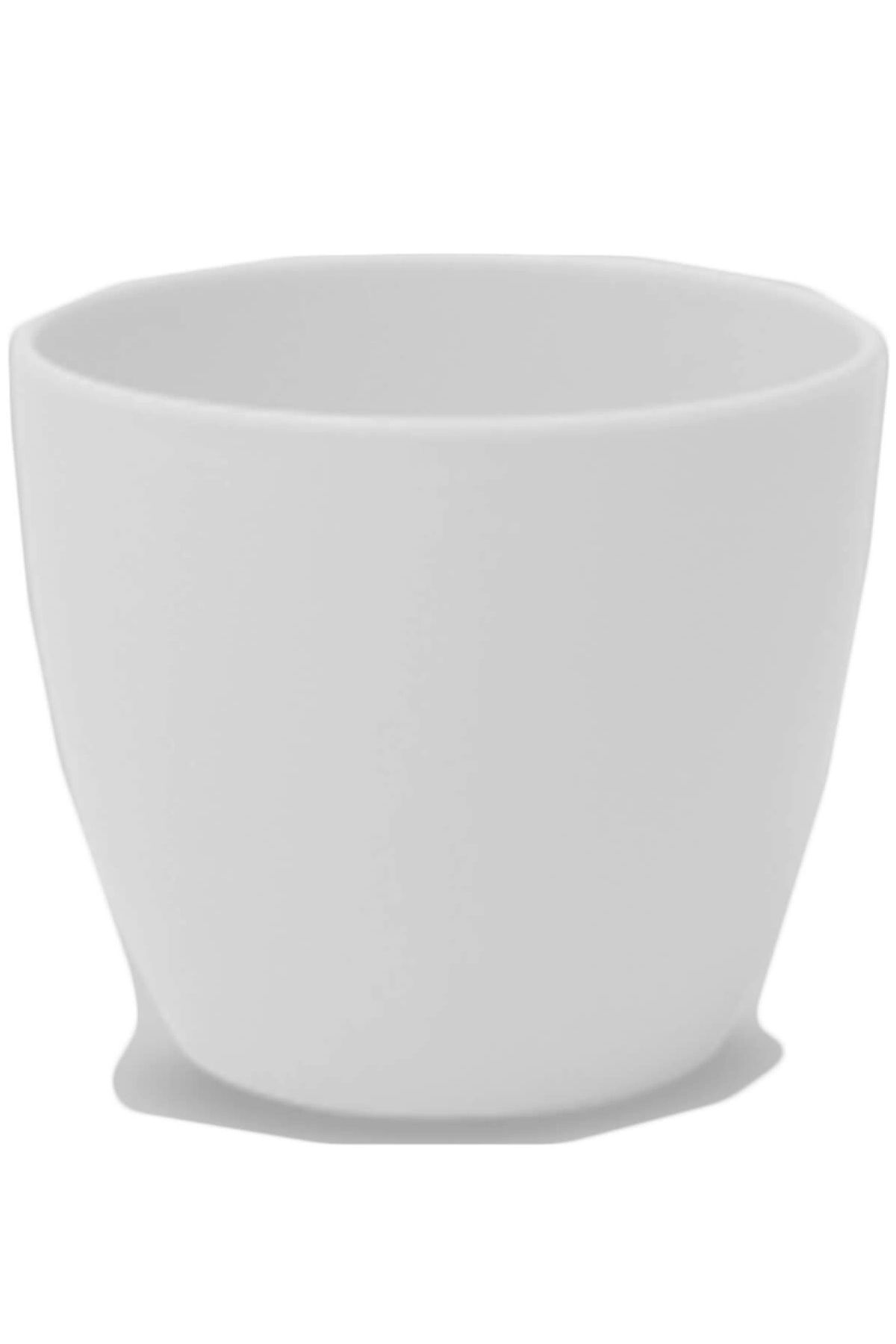 PRATİKOBA Kaktüs Saksı Kare Beyaz 8 x 8 x 7 cm Royaleks-KRS-400