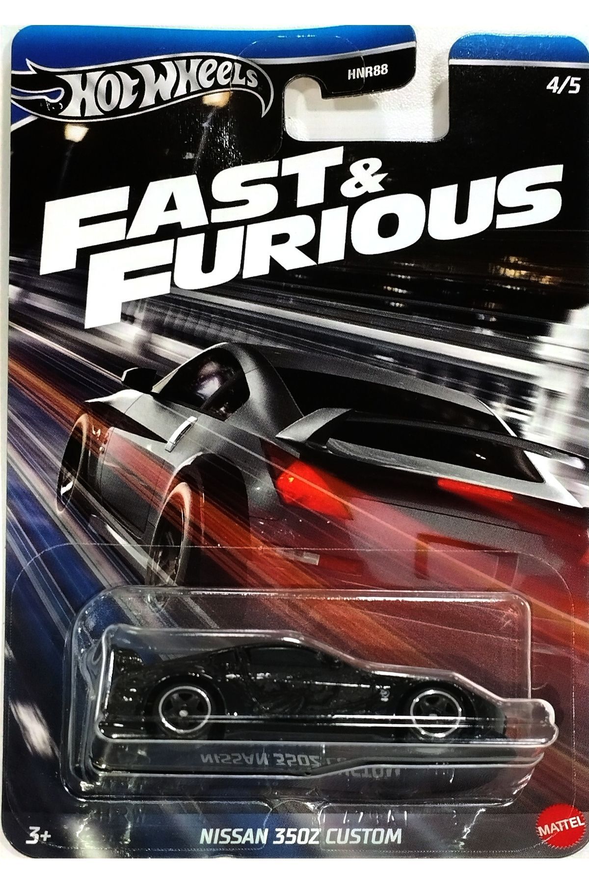HOT WHEELS Fast & Furious Nissan 350Z Custom – 1:64 Diecast Araba (HNR88)