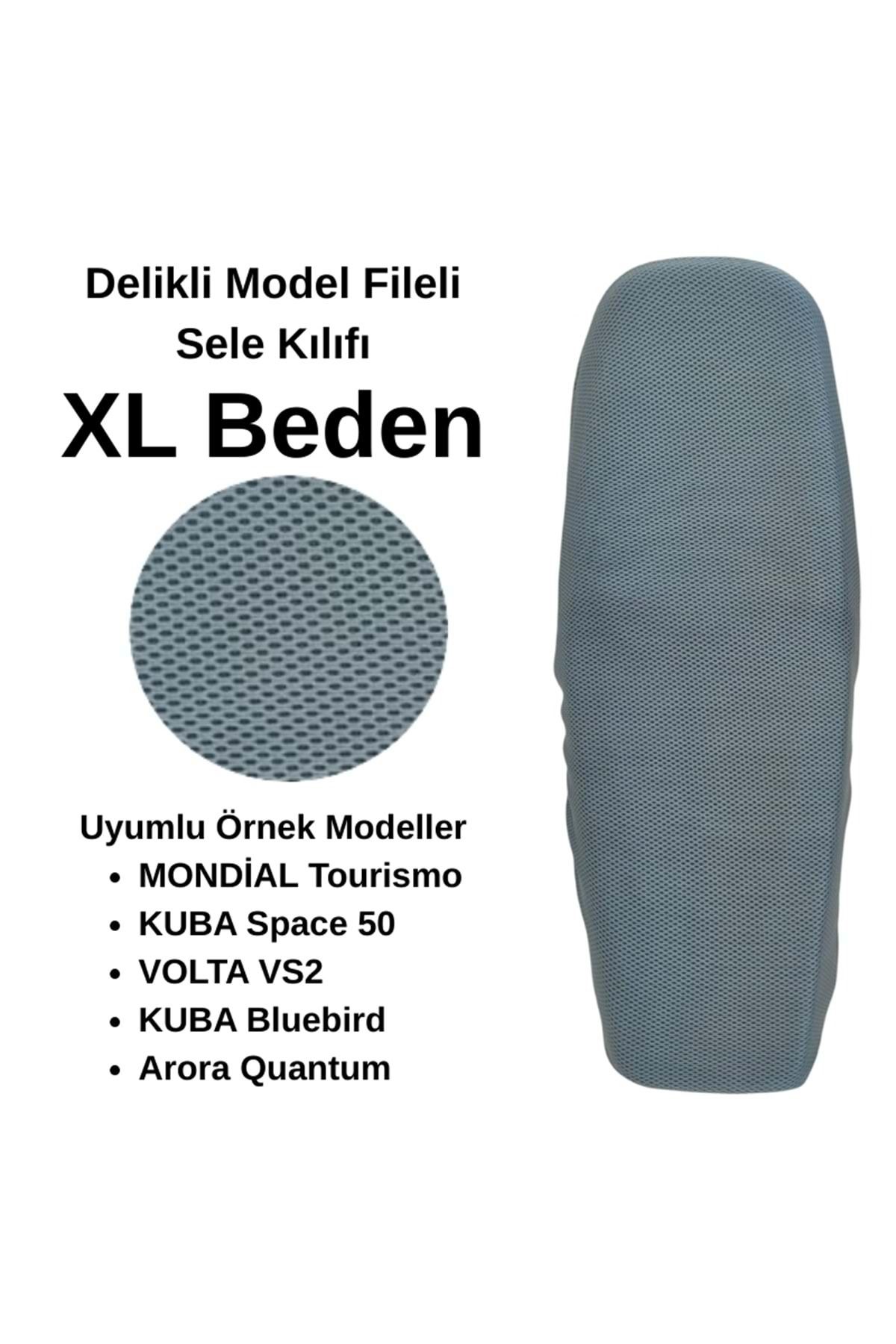 EŞREFOĞLU-EMA SCOOTER SELE KILIFI FİLE GRİ XL BEDEN
