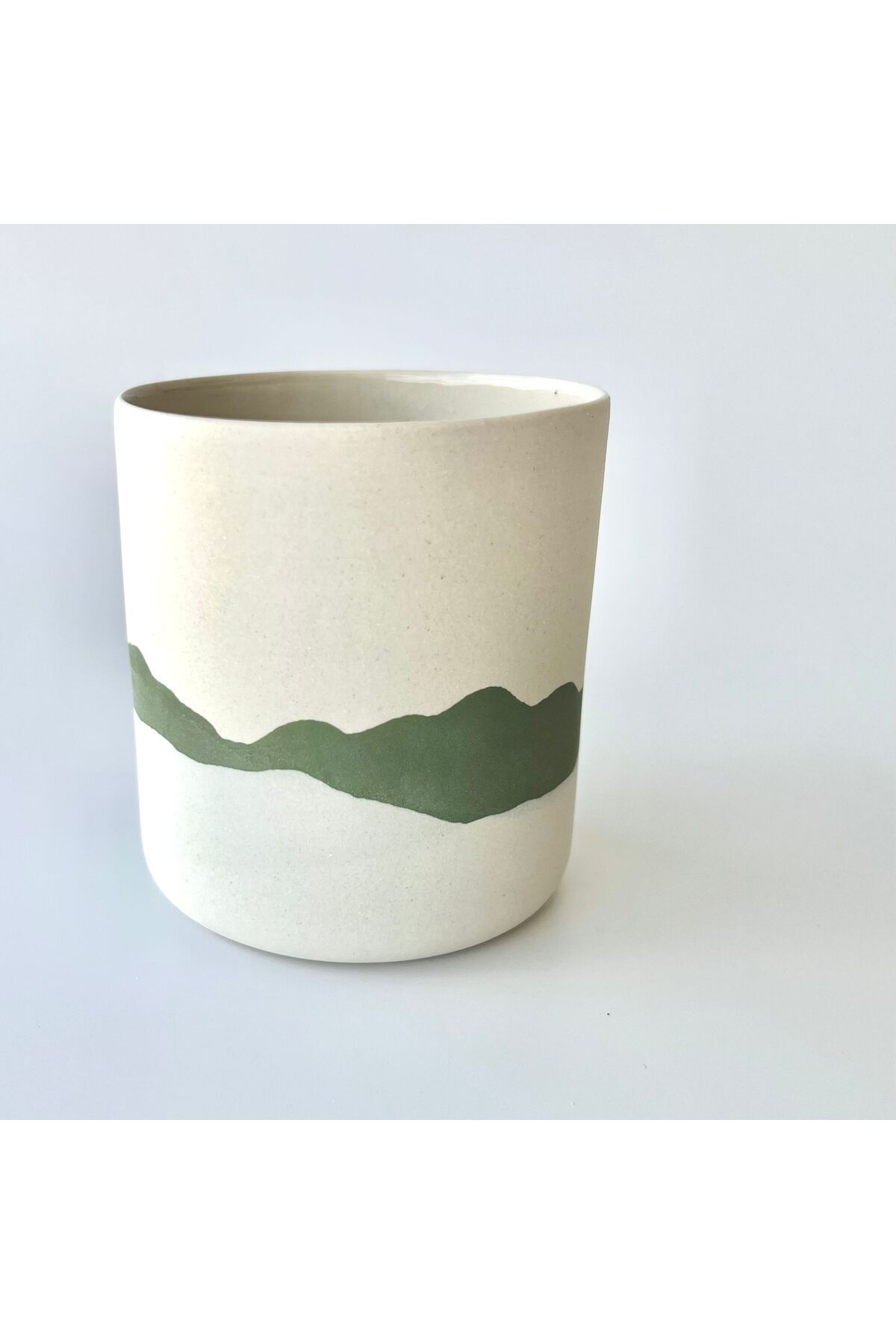 olla Dalga Desenli Mug Bardak