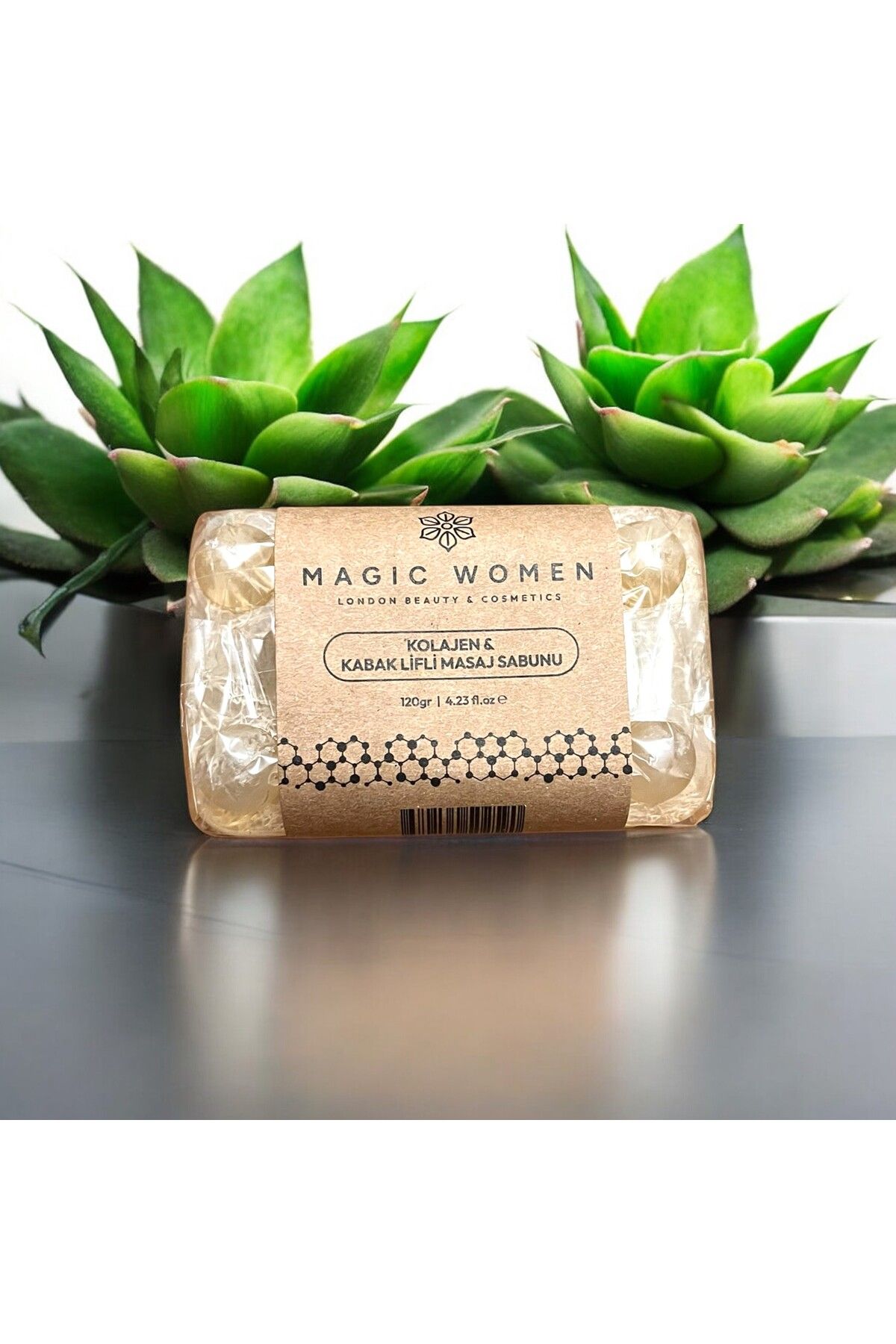 MAGİC WOMEN MAGIC WOMEN- Doğal Kabak Lifli Sabun Kolajen