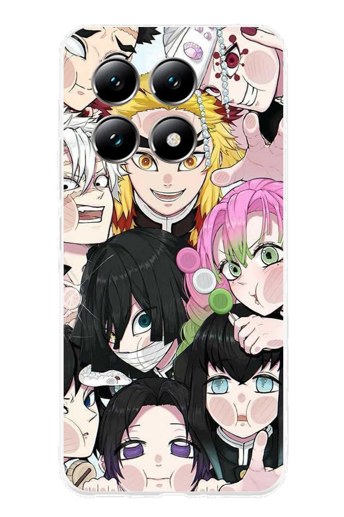TechTree Mi 14T Uyumlu Demon Slayer Manga Şeffaf Silikon Kılıf