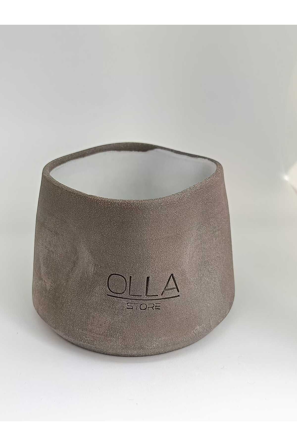 olla Kahve Rengi Mug Bardak