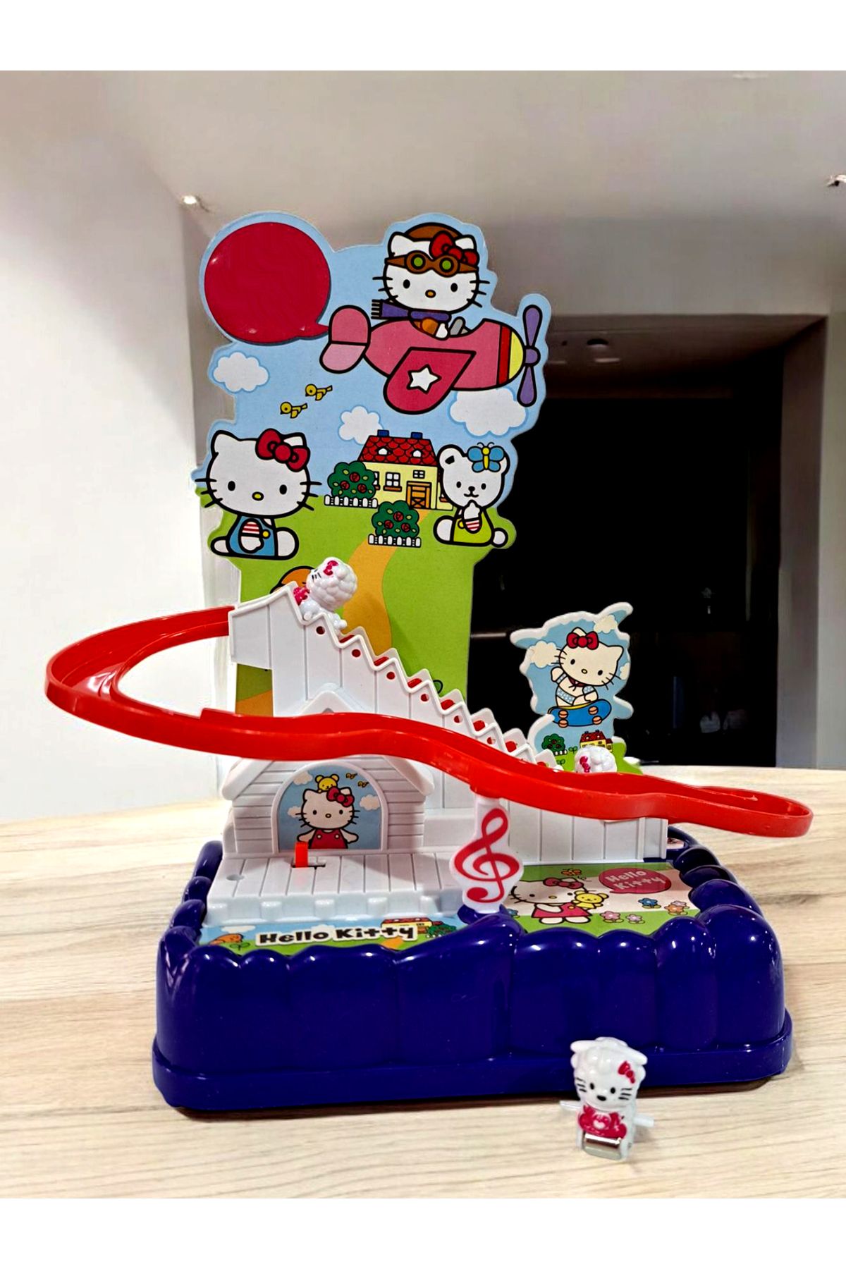 ALYTOYS Oyuncak Penguen Kaydırak SESLİ IŞIKLI HAREKETLİ OYUNCAK merdiven çıkar ve kayan Penguenler