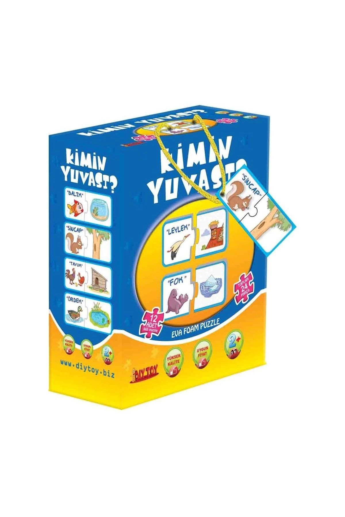 Angoravi 8513 DıyToy 2 Lİ KİMİN YUVASI KUTULU