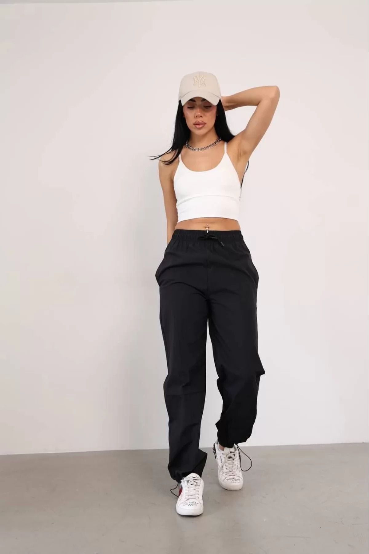 BBbutik Paraşüt Kumaş Kargo Ceplı Baggy Pantolon Eşofman