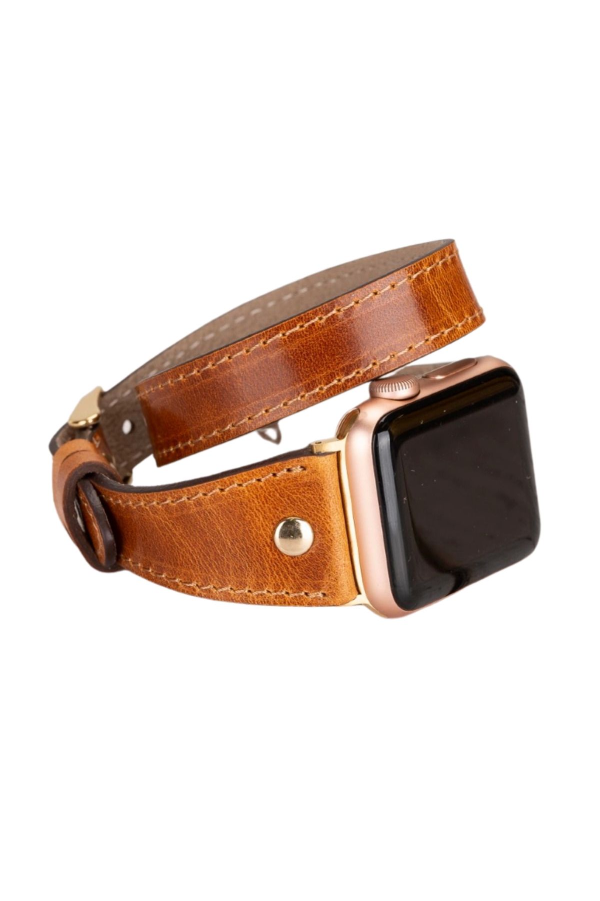 ÖYKÜ VE YİĞİT Watch Uyumlu Deri Kordon 42-44-45mm Slim DT GT V18