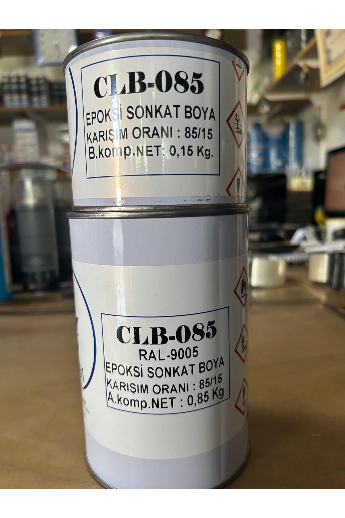 Spreycim ÇELEBİ MARİN EPOKSİ SON KAT BOYA RAL9005 SİYAH 1 KG