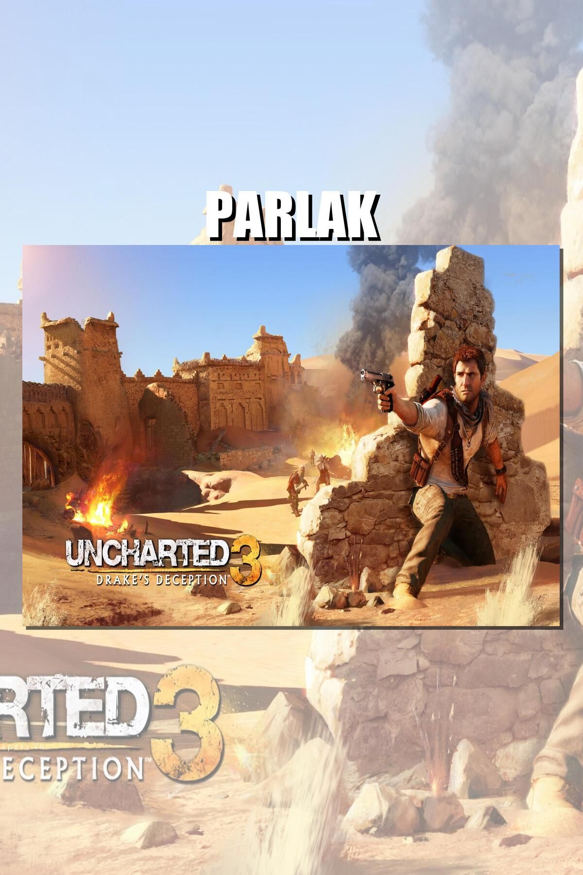 CALLWOOD Uncharted Serisi Çerçevesiz Oyun Posteri - Duvar Kağıdı Yüksek Kaliteli Baskı