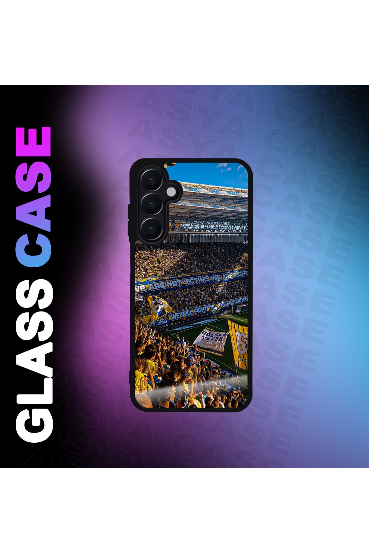 Asya Case Samsung Galaxy A35 5G Kılıf Fener Baskılı Telefon Kapağı Siyah Silikon Arka Kapak Koruyucu