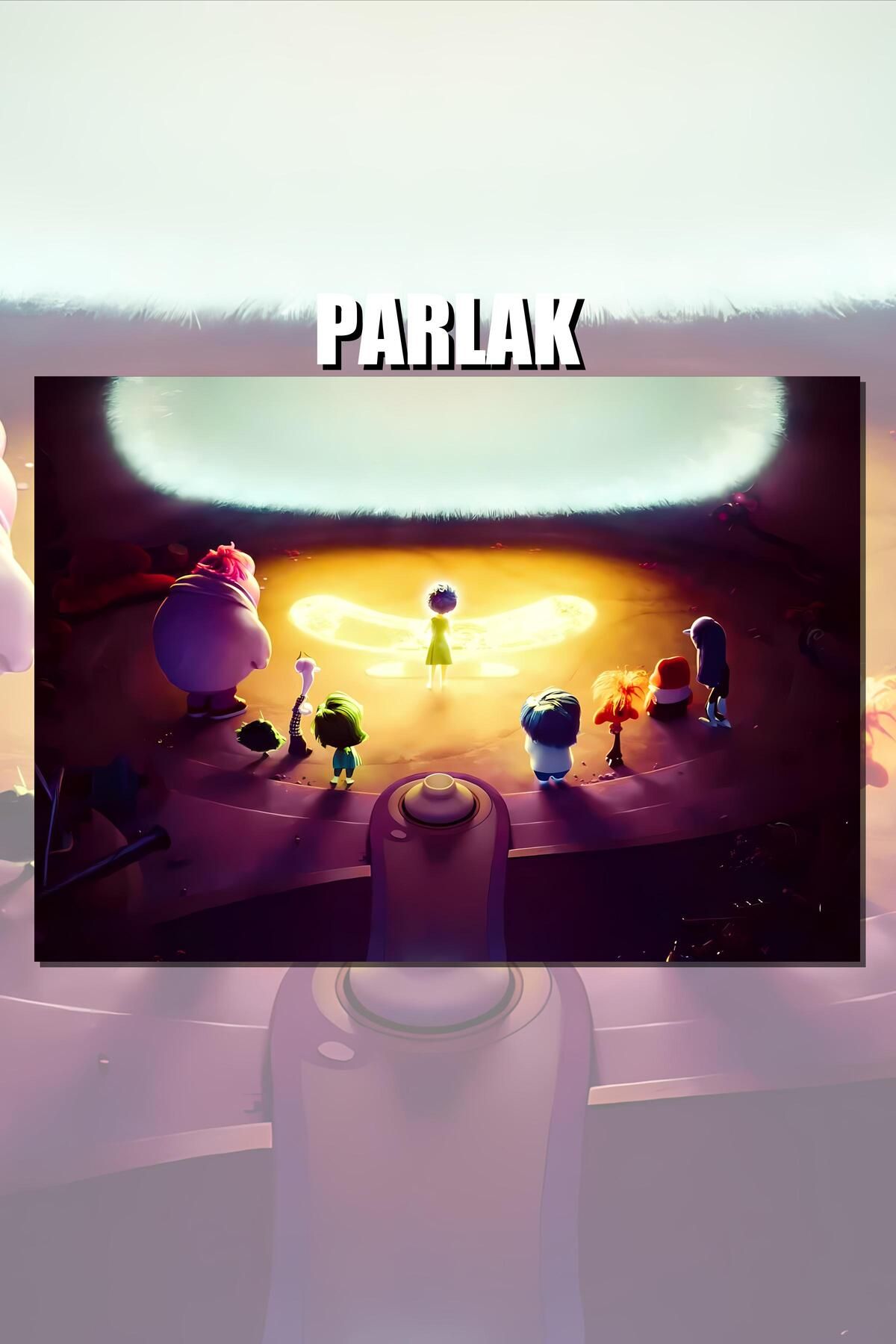 CALLWOOD Ters Yüz, Inside Out Çerçevesiz Animasyon Film Posteri - Duvar Kağıdı Yüksek Kaliteli Baskı