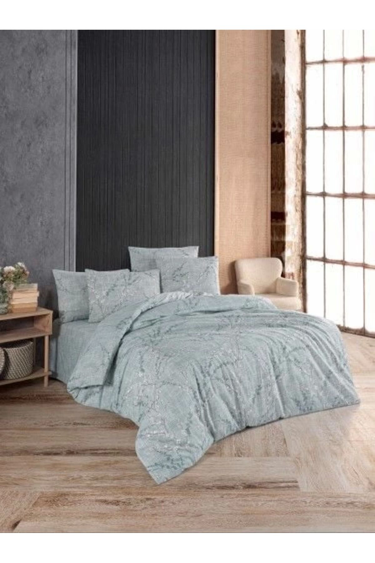 MELFSHOP Nevresim Dünyası Ranforce Çift Kişilik Nevresim Takımı Çişil
