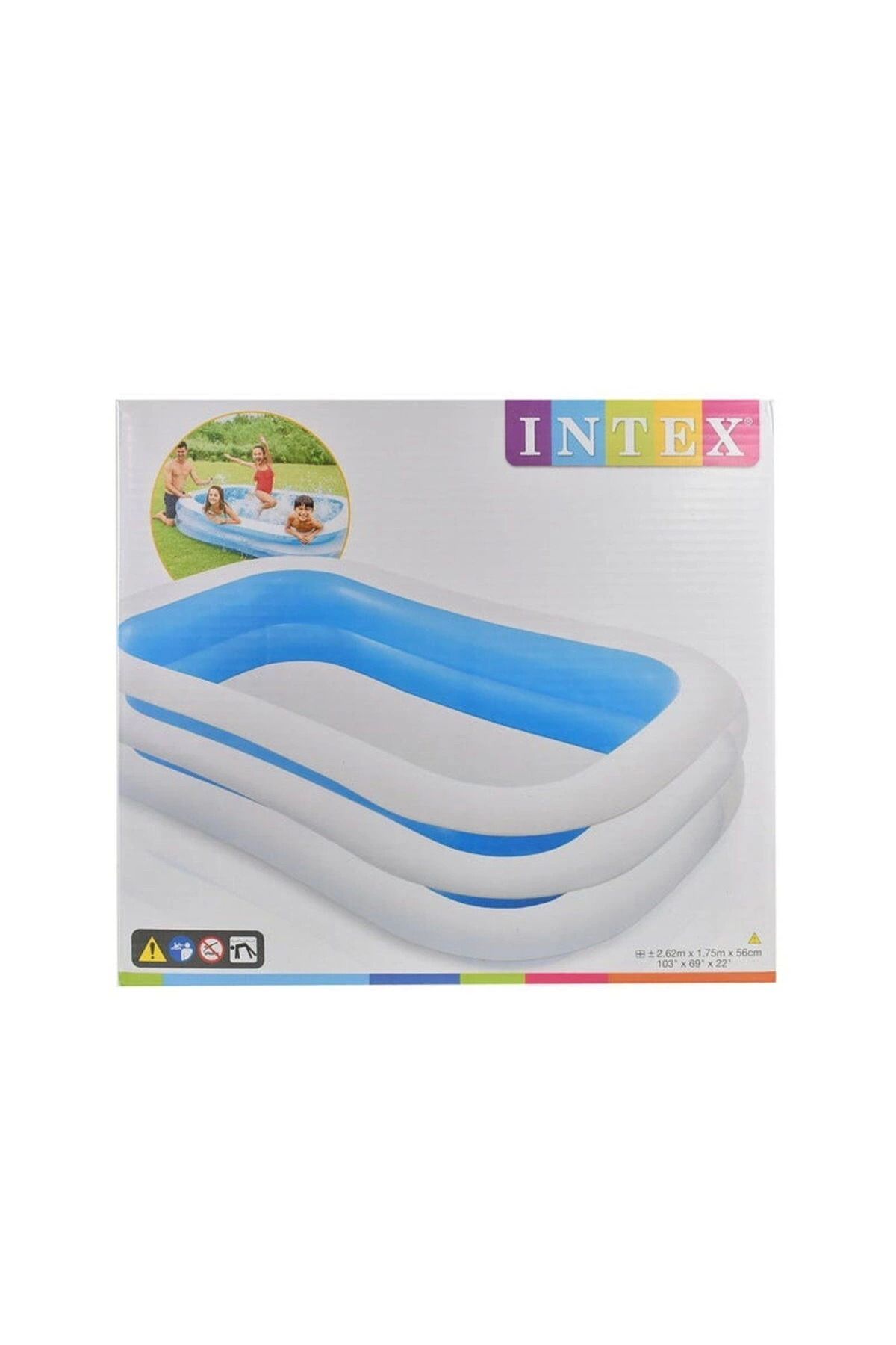 MELFSHOP 56483 HAVUZ ŞEFFAF AİLE HAVUZU 262X175X56