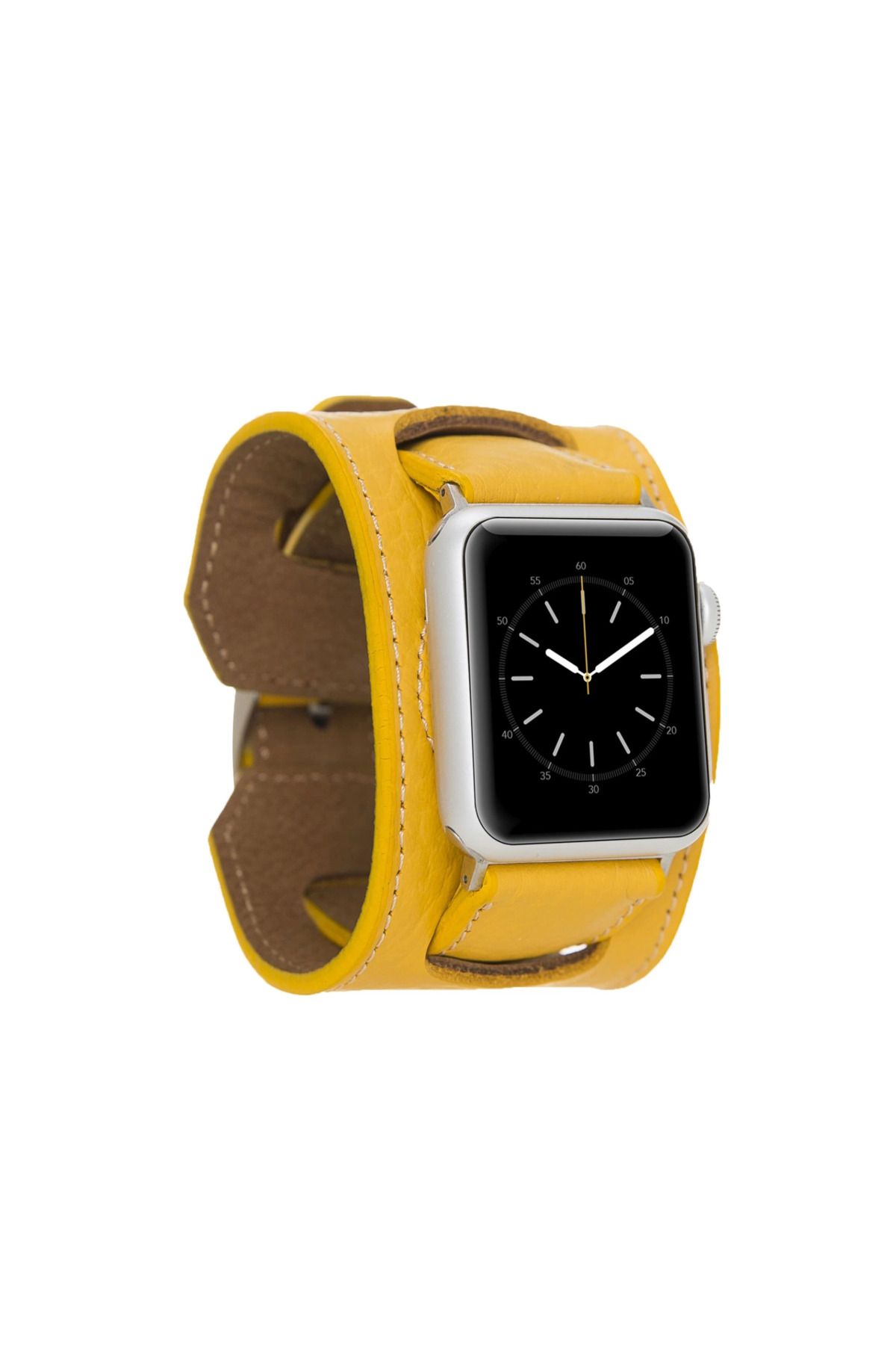 Angoravi Watch Uyumlu Deri Kordon 42-44-45mm Cuff Fl12