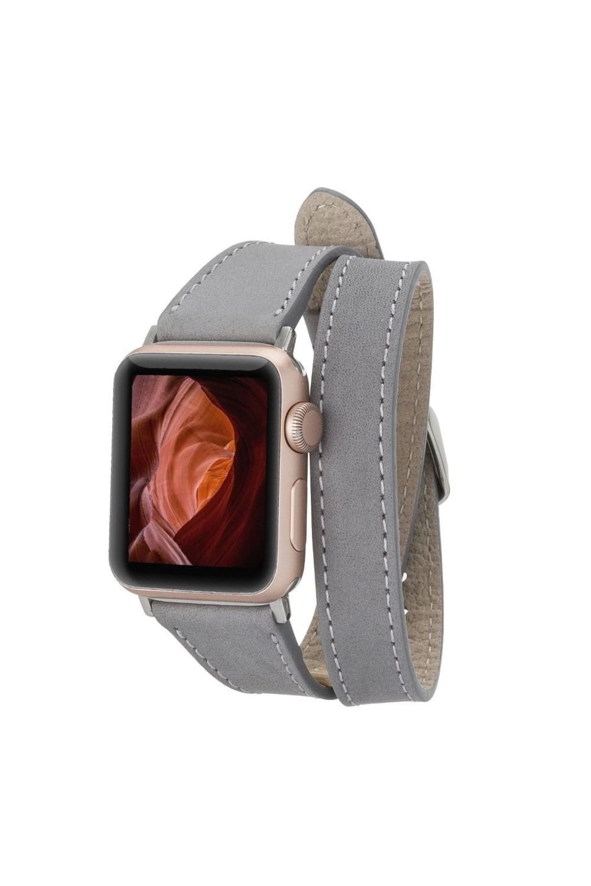 Angoravi Watch Uyumlu Deri Kordon 42-44-45mm Slim DTQUARST9