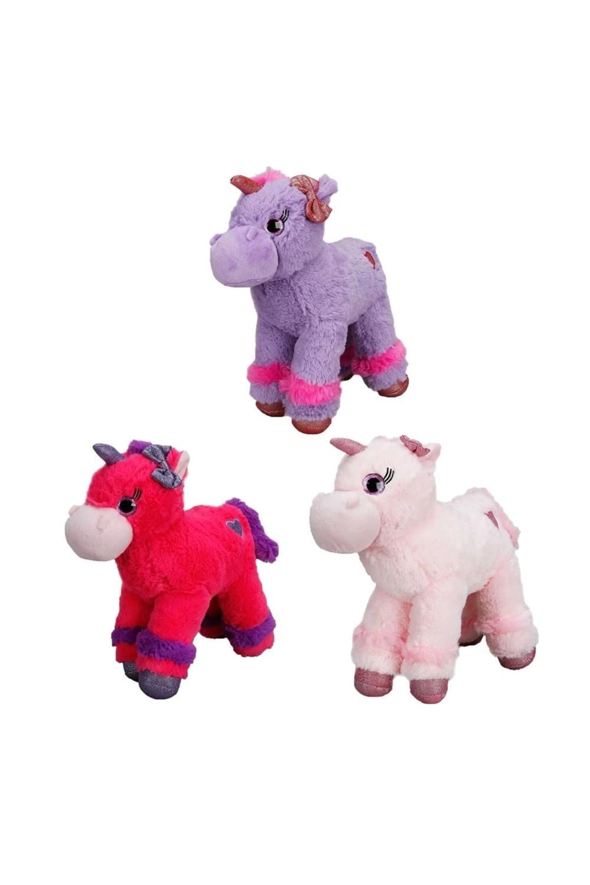 hayalimsah Unicorn Renkli Peluş At 28 cm. 1 Adet Fiyatıdır