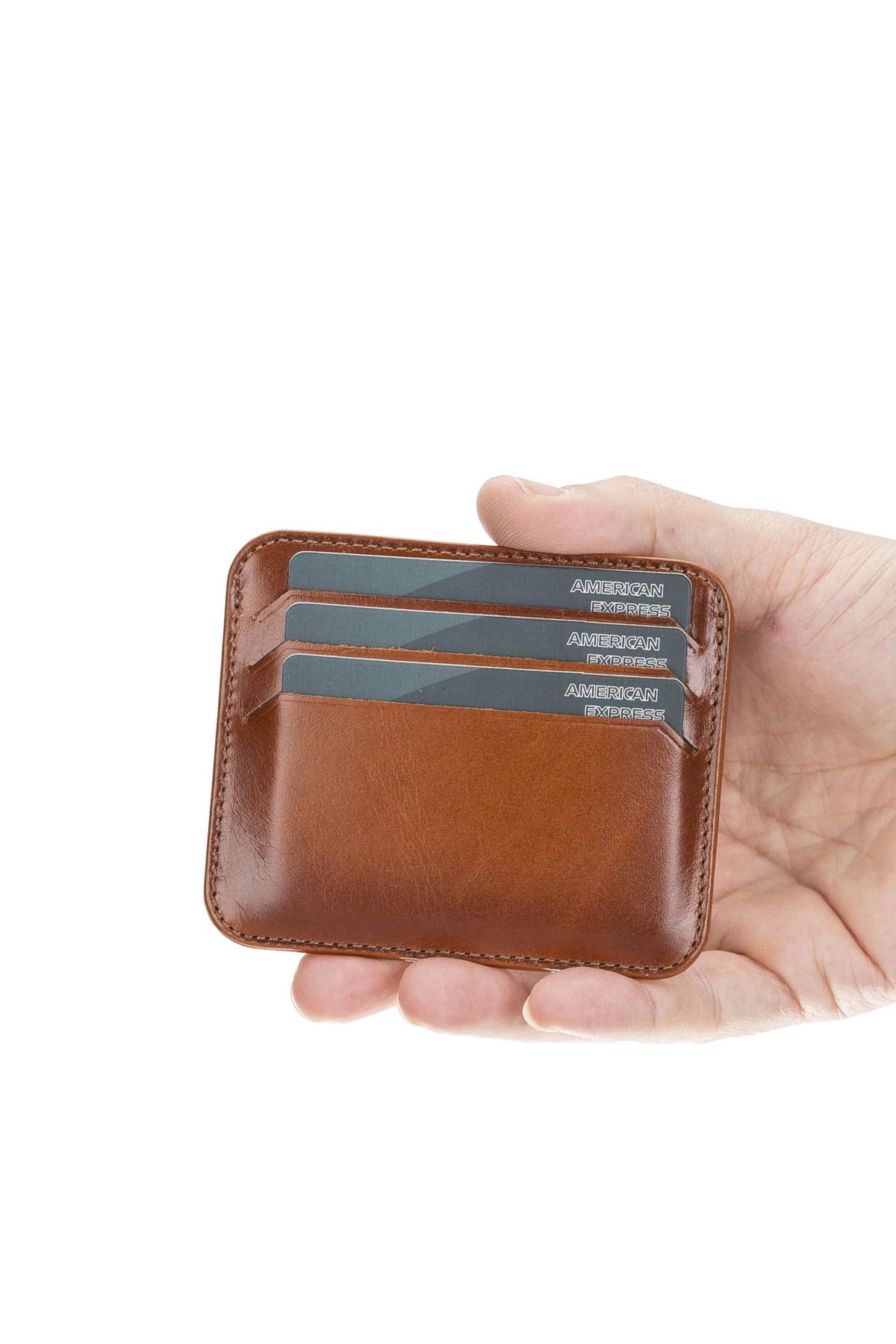 MELFSHOP Pedro Slim Deri Kartlık RST2EF Taba