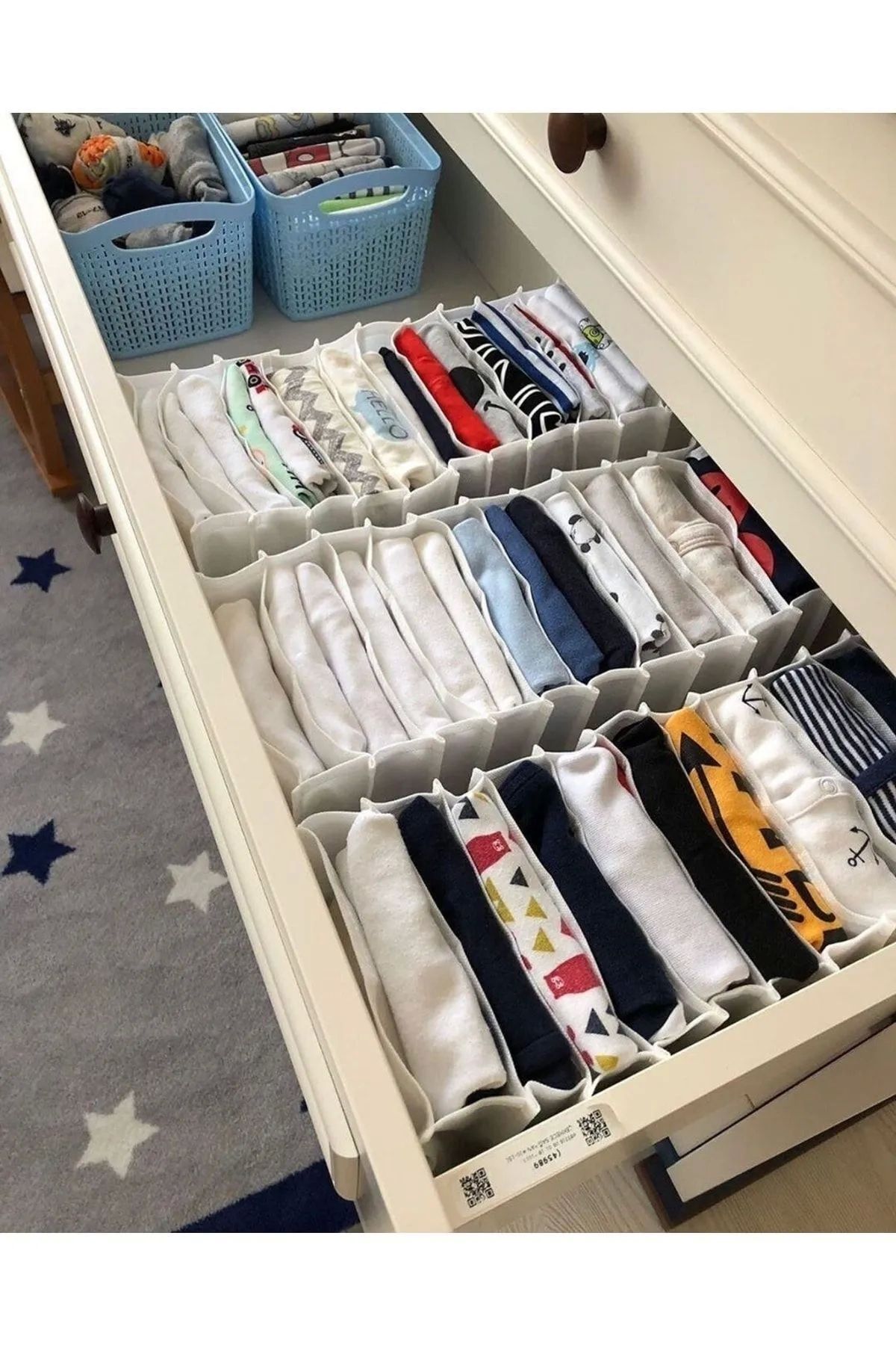 PRATİKOBA Çekmece Içi Akordiyon Organizer (M) - 15x43x14cm Royaleks-EV355