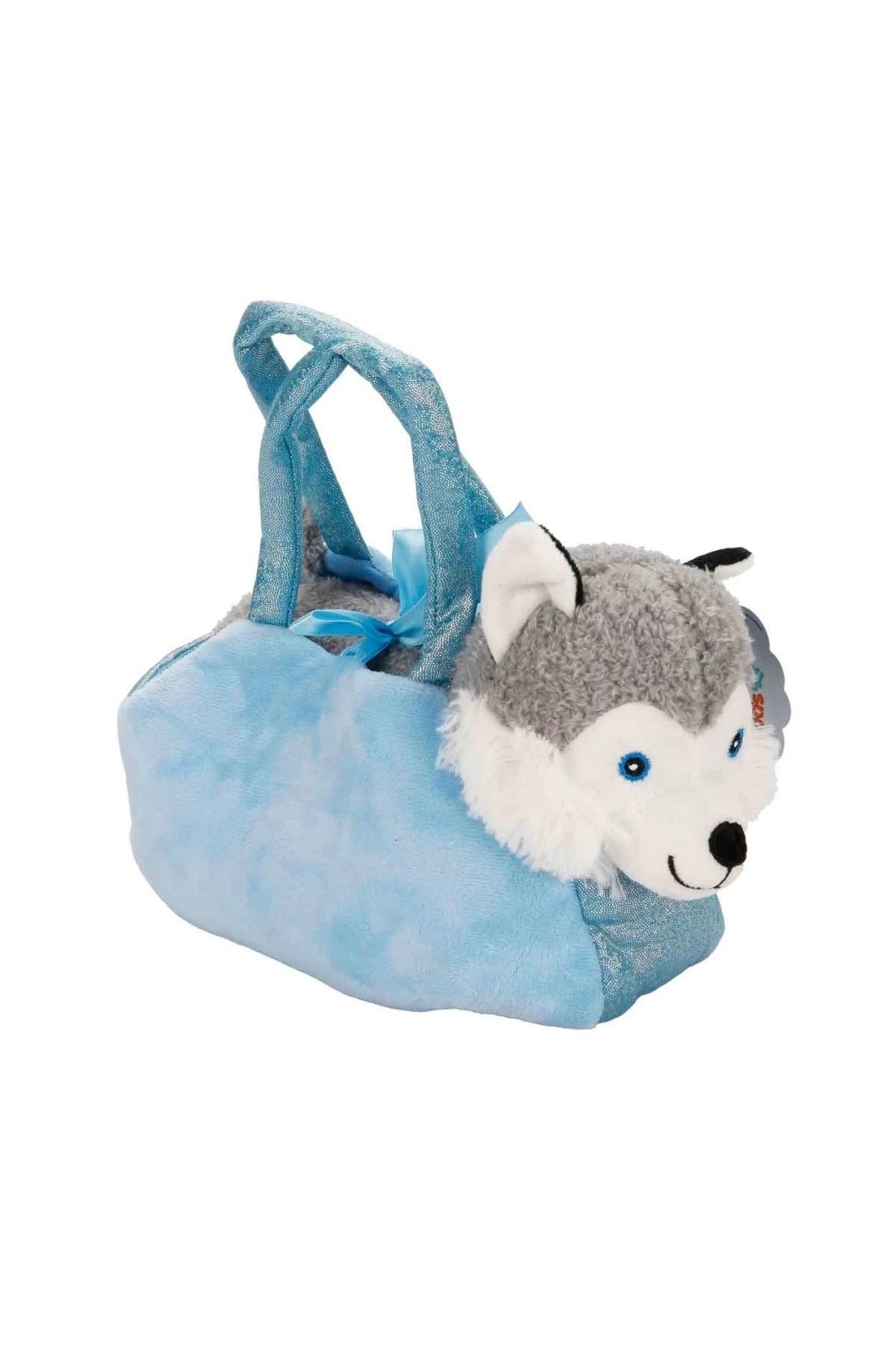 Angoravi-4775 Plush Cat Dog with Carrying Bag 20 cm - Model and Color Will Be Sent in Stock 3