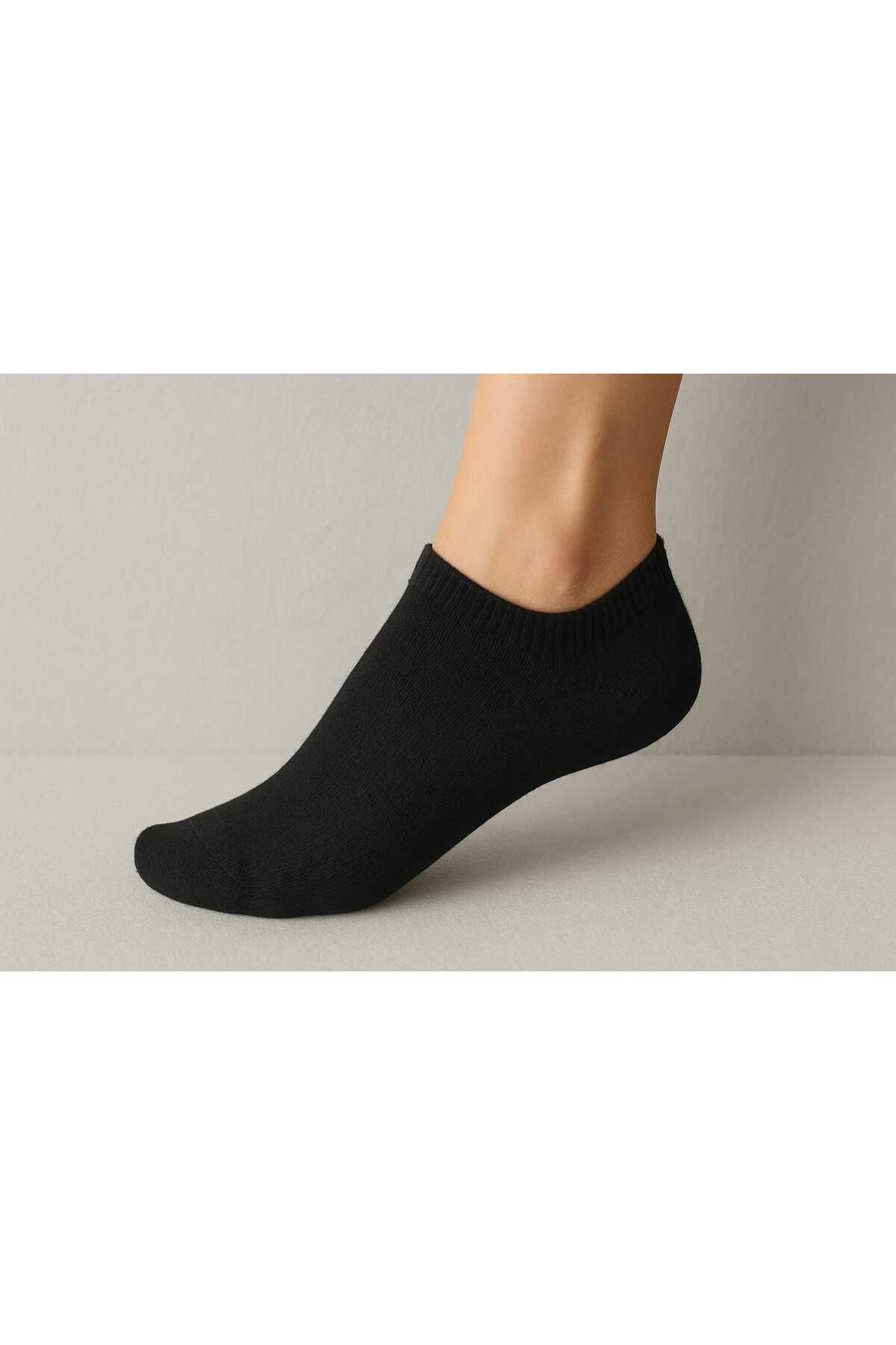 NESA 3' Çift Unisex - Pamuklu Kısa Patik Çorap
