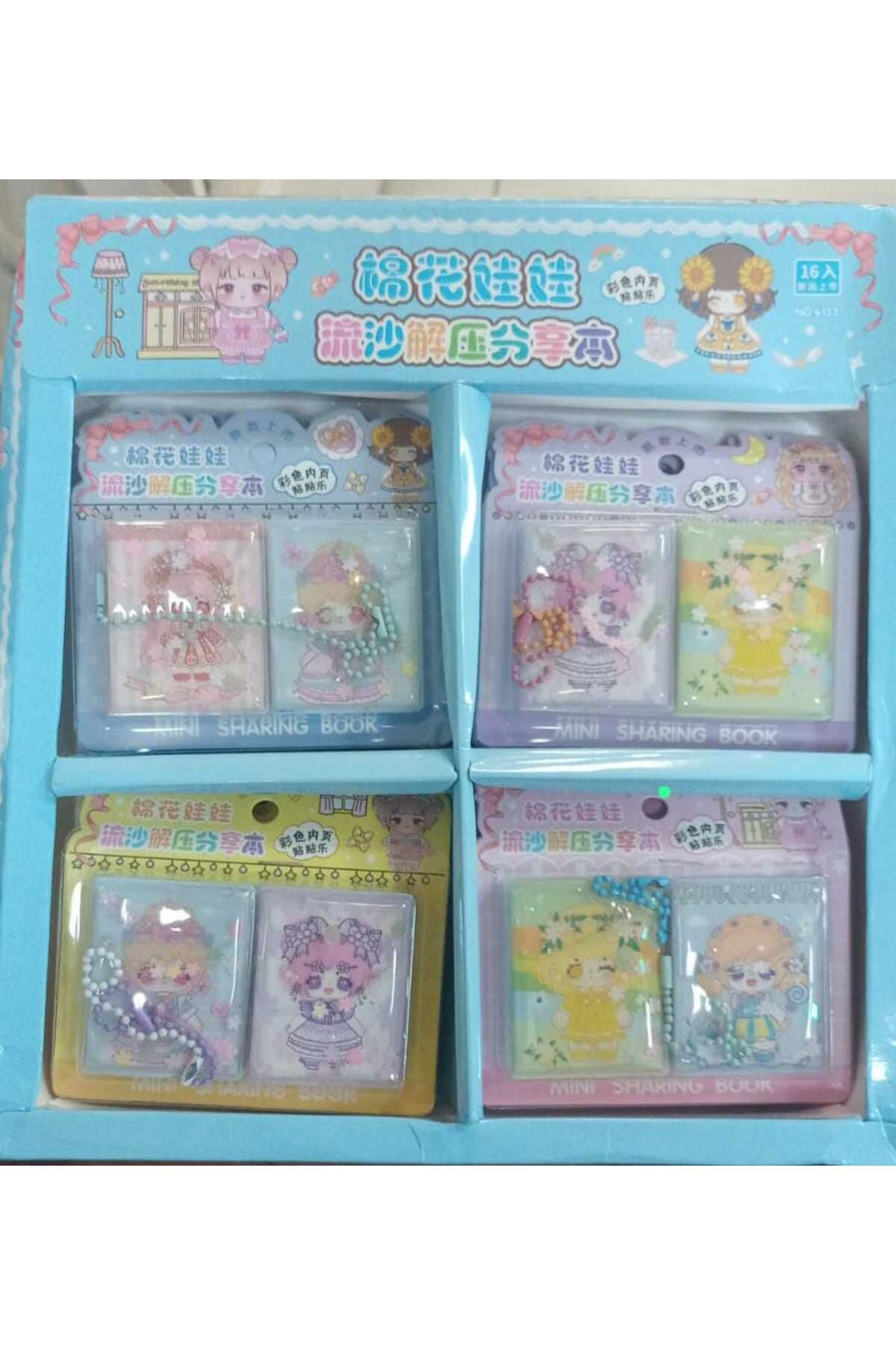 ATLAS TOYS Mini Sulu Sticker Defter 120 Stickerlı Melodi Defter 12 Adet