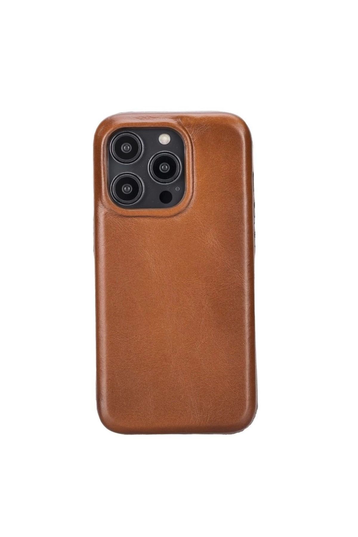 Angoravi Apple iPhone 14 Pro Uyumlu Deri Arka Kapak ROCK RST2EF