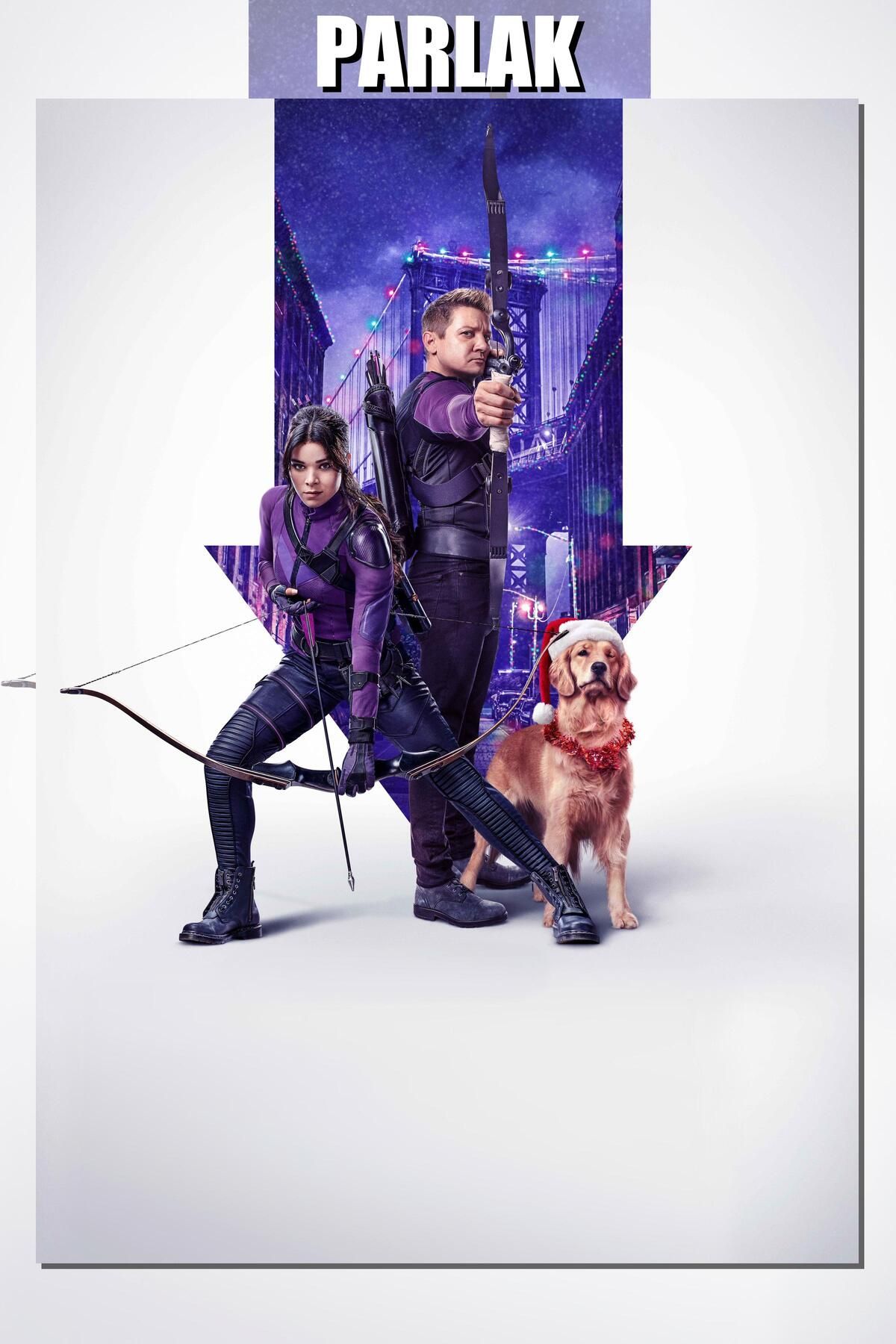 CALLWOOD Hawkeye Çerçevesiz Dizi Posteri - Duvar Kağıdı Yüksek Kaliteli Baskı