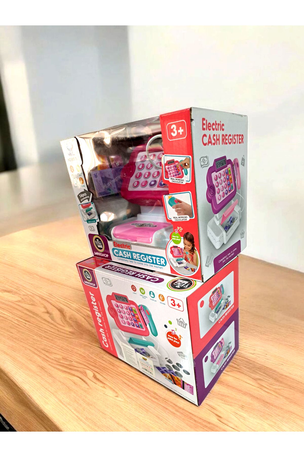 ALYTOYS Oyuncak Yazar Kasa Elektronik Tuşlu Sesli 22x17cm Çekmeceli Tuşlu Oyuncak Yazar Kasa