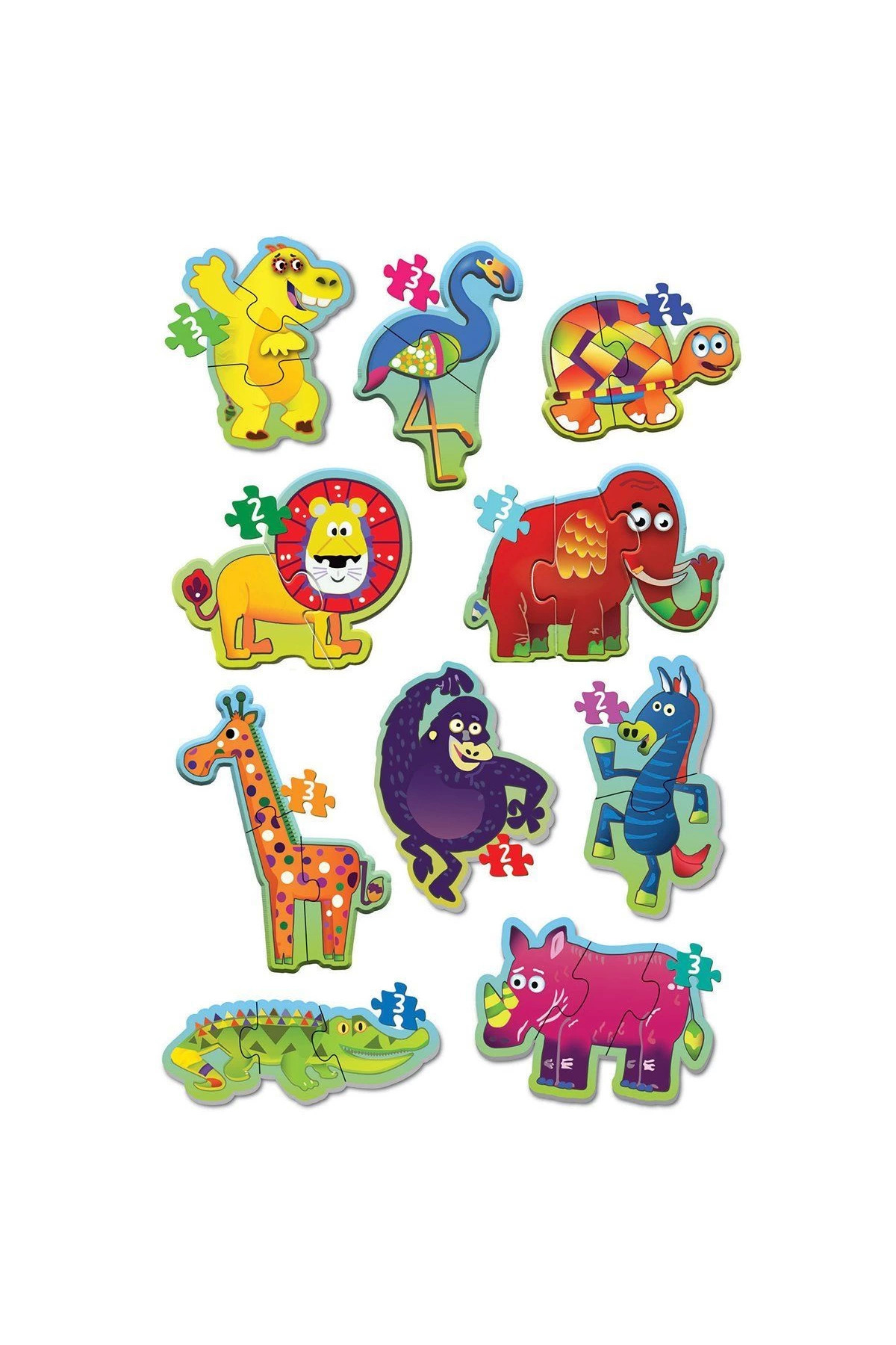 ۱۷۲۷ دییتوی، پازل بچگانه - حیوانات جنگل