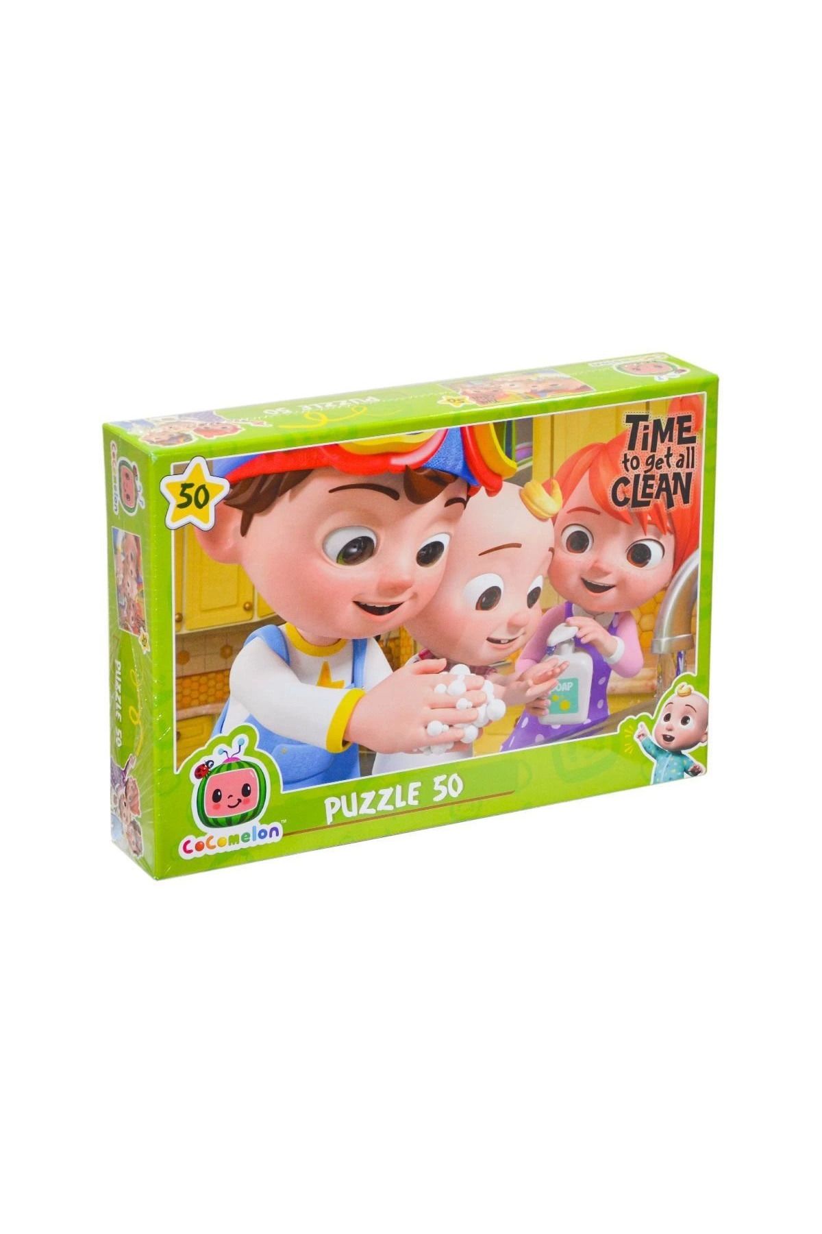 Angoravi CO7779 Cocomelon 50 Parça Çocuk Puzzle -Laço
