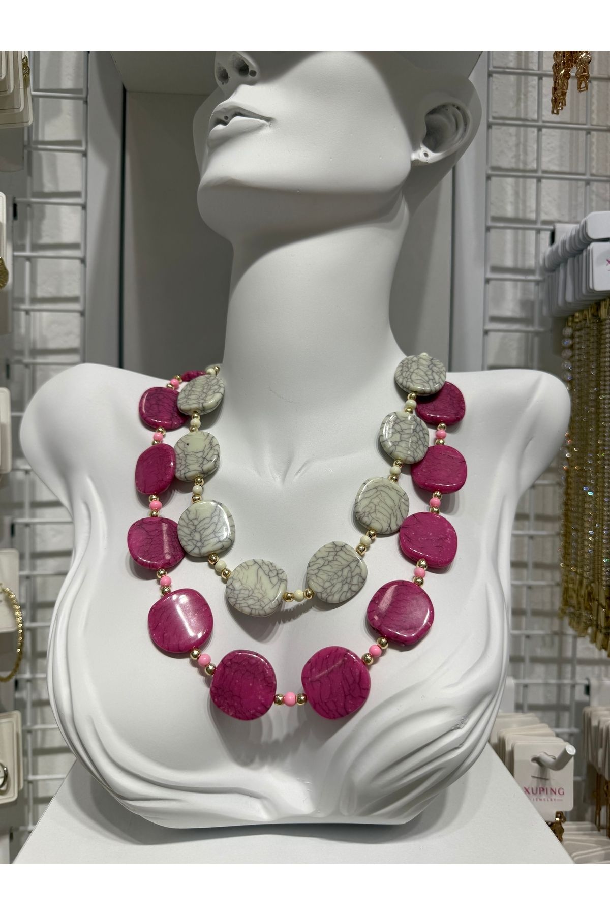 My violet accesorize RENKLİ BONCUK KOLYE